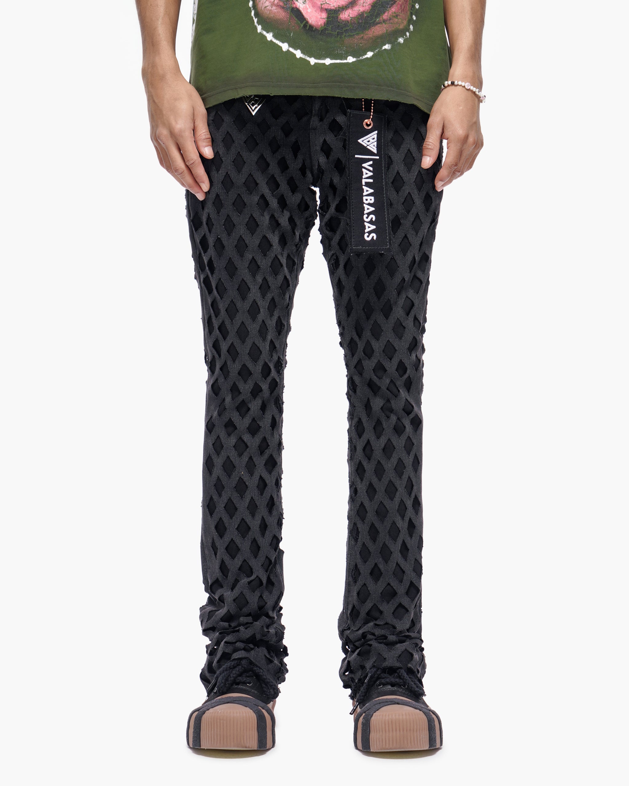 Ransom Black Stacked Jeans