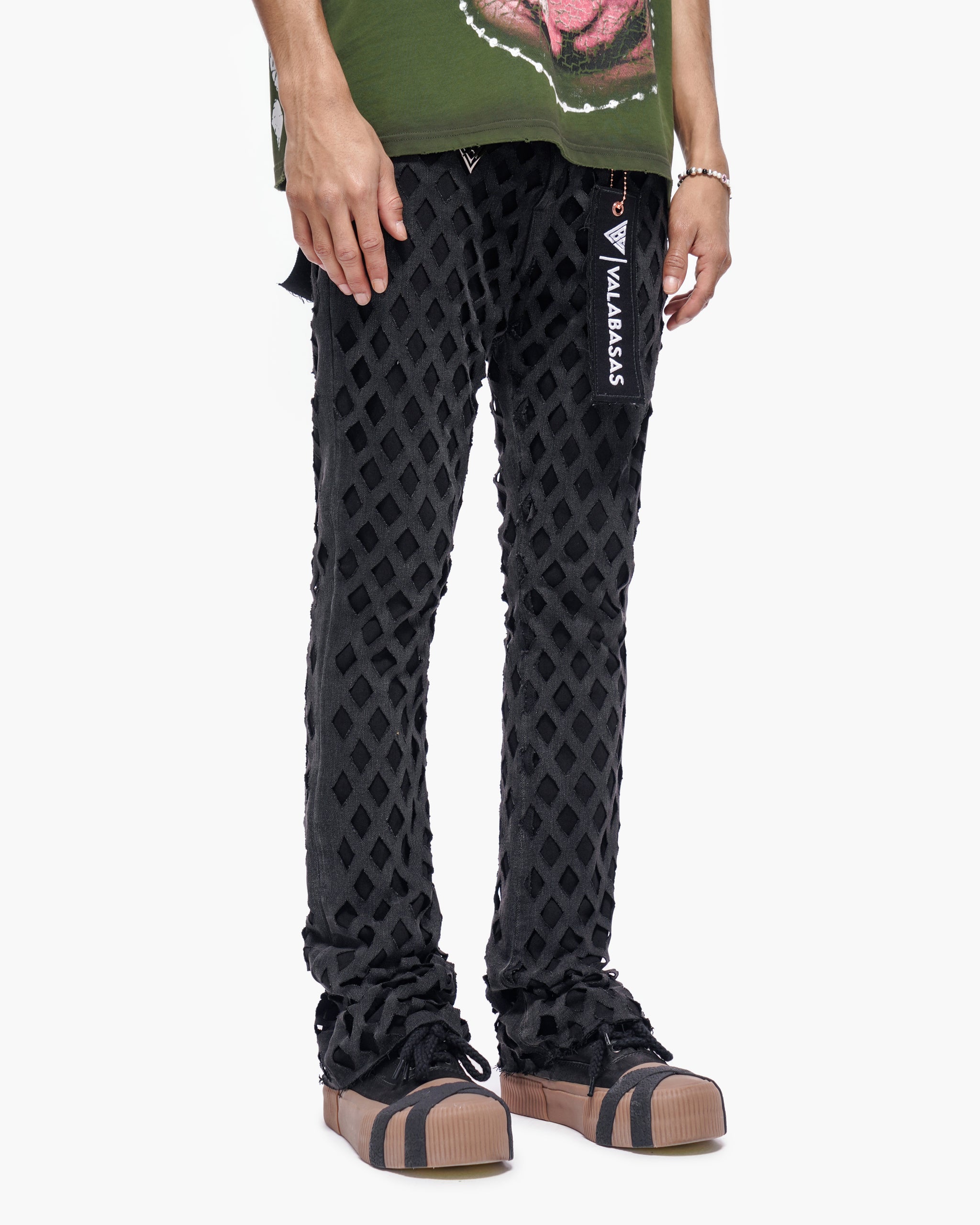 Ransom Black Stacked Jeans