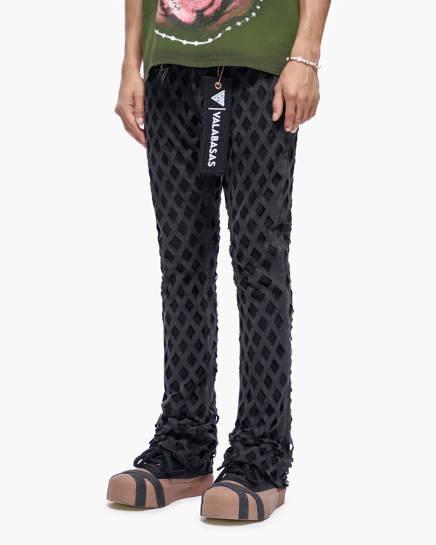 Ransom Black Stacked Jeans