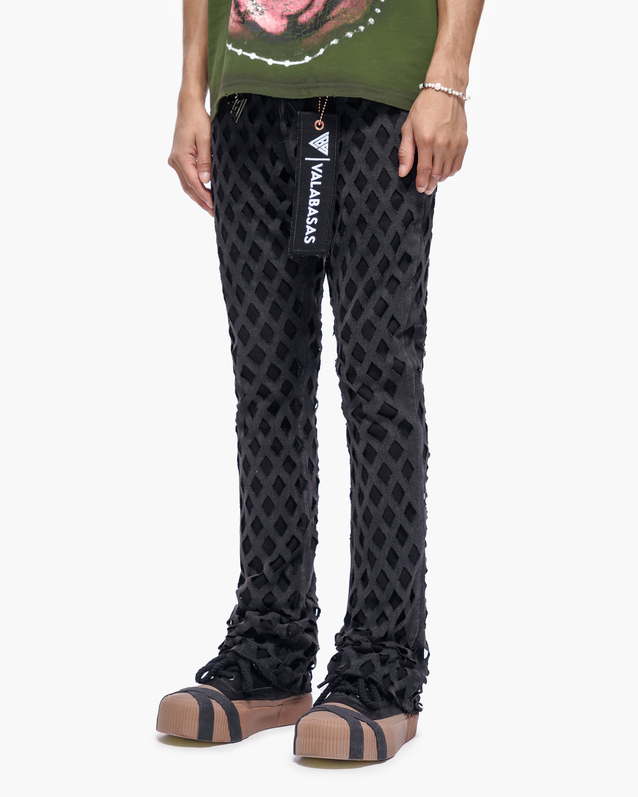 Ransom Black Stacked Jeans