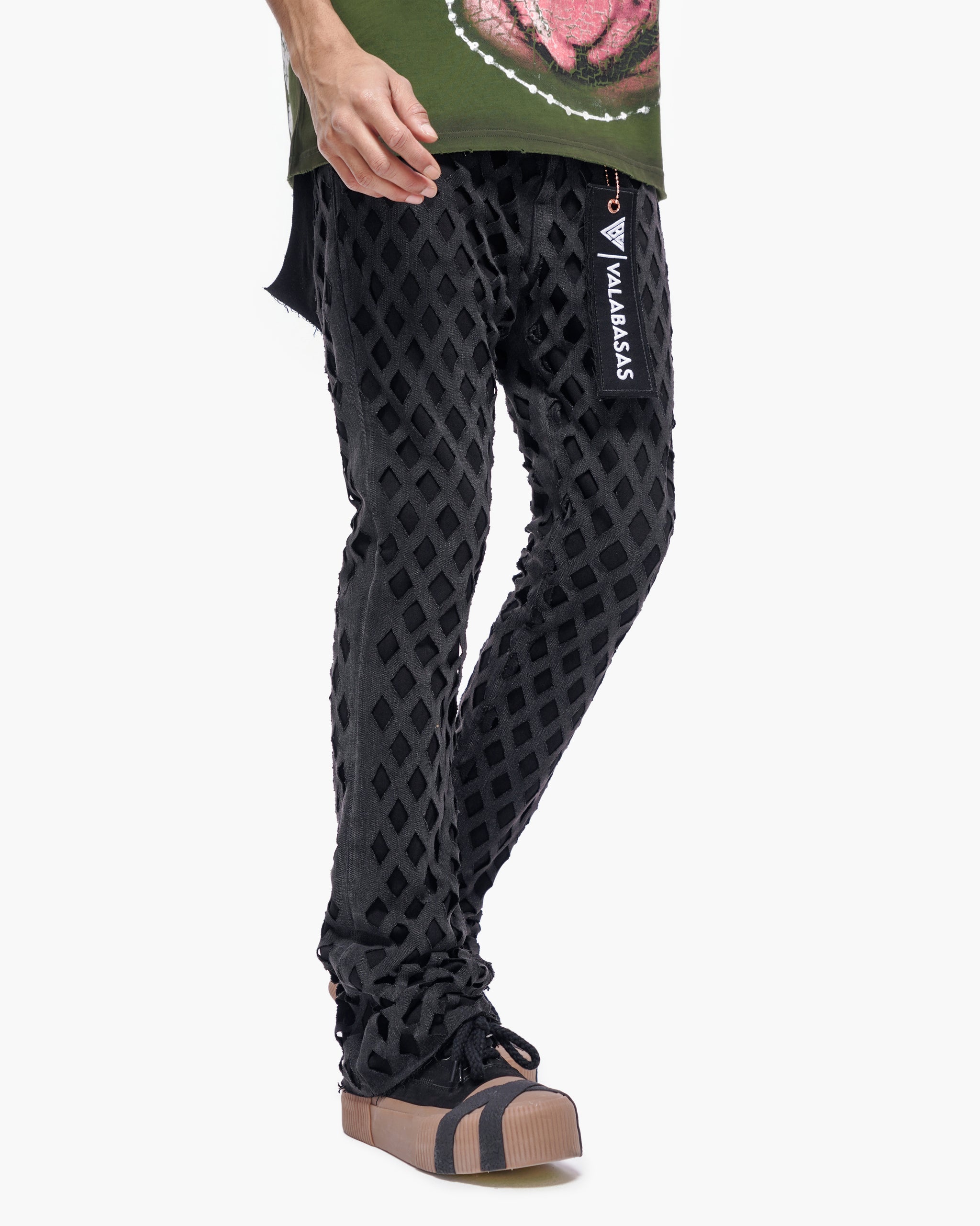 Ransom Black Stacked Jeans