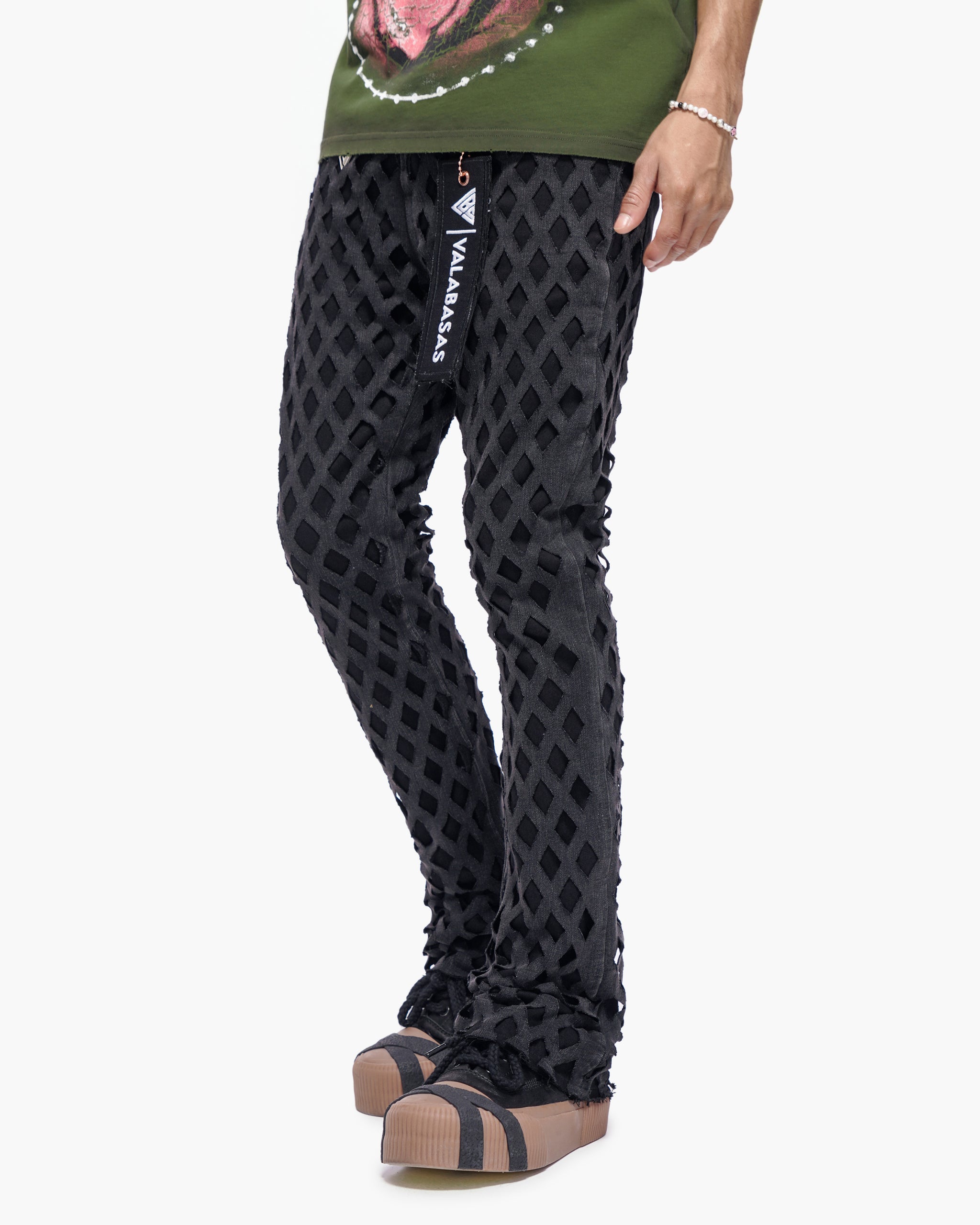 Ransom Black Stacked Jeans