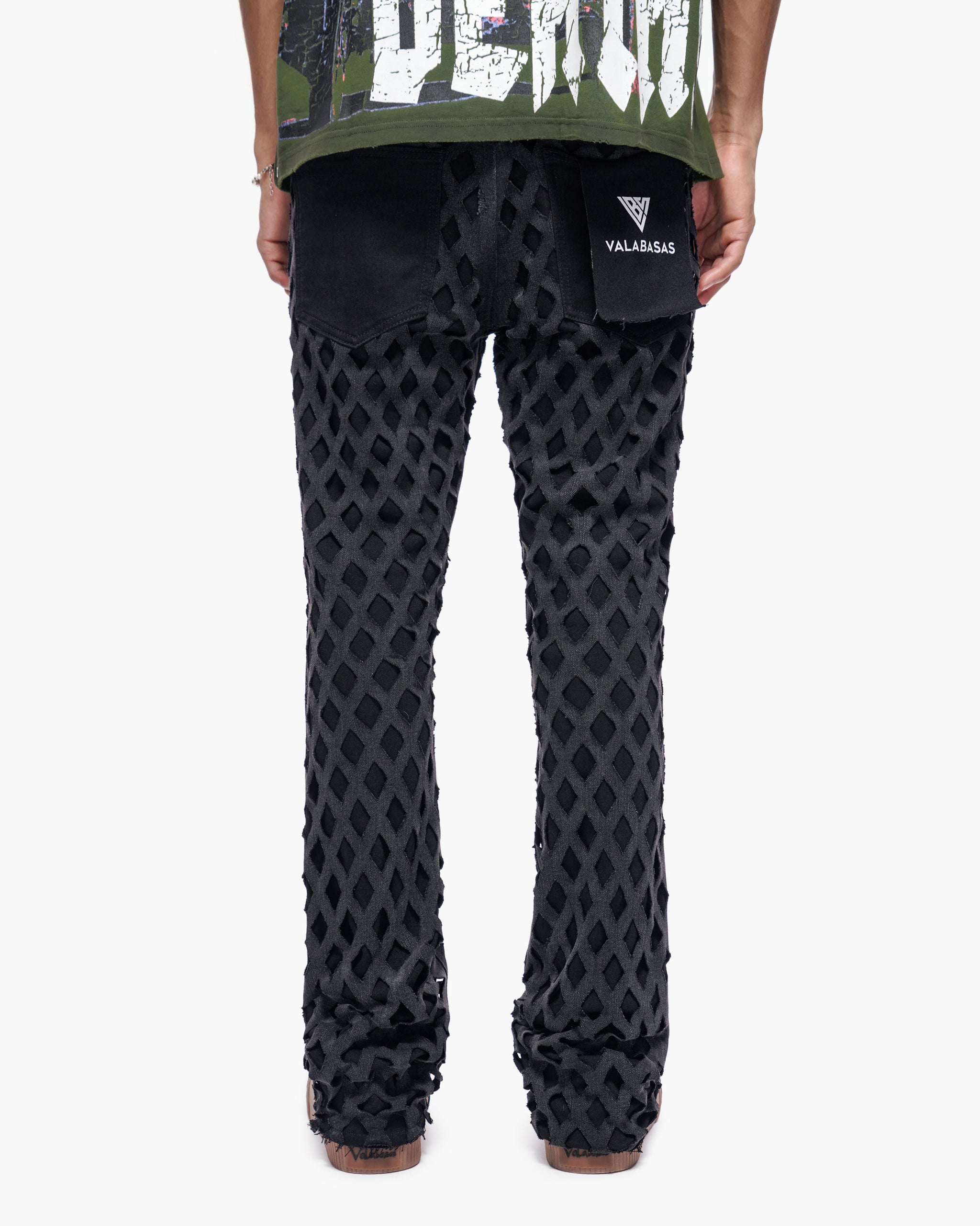 Ransom Black Stacked Jeans