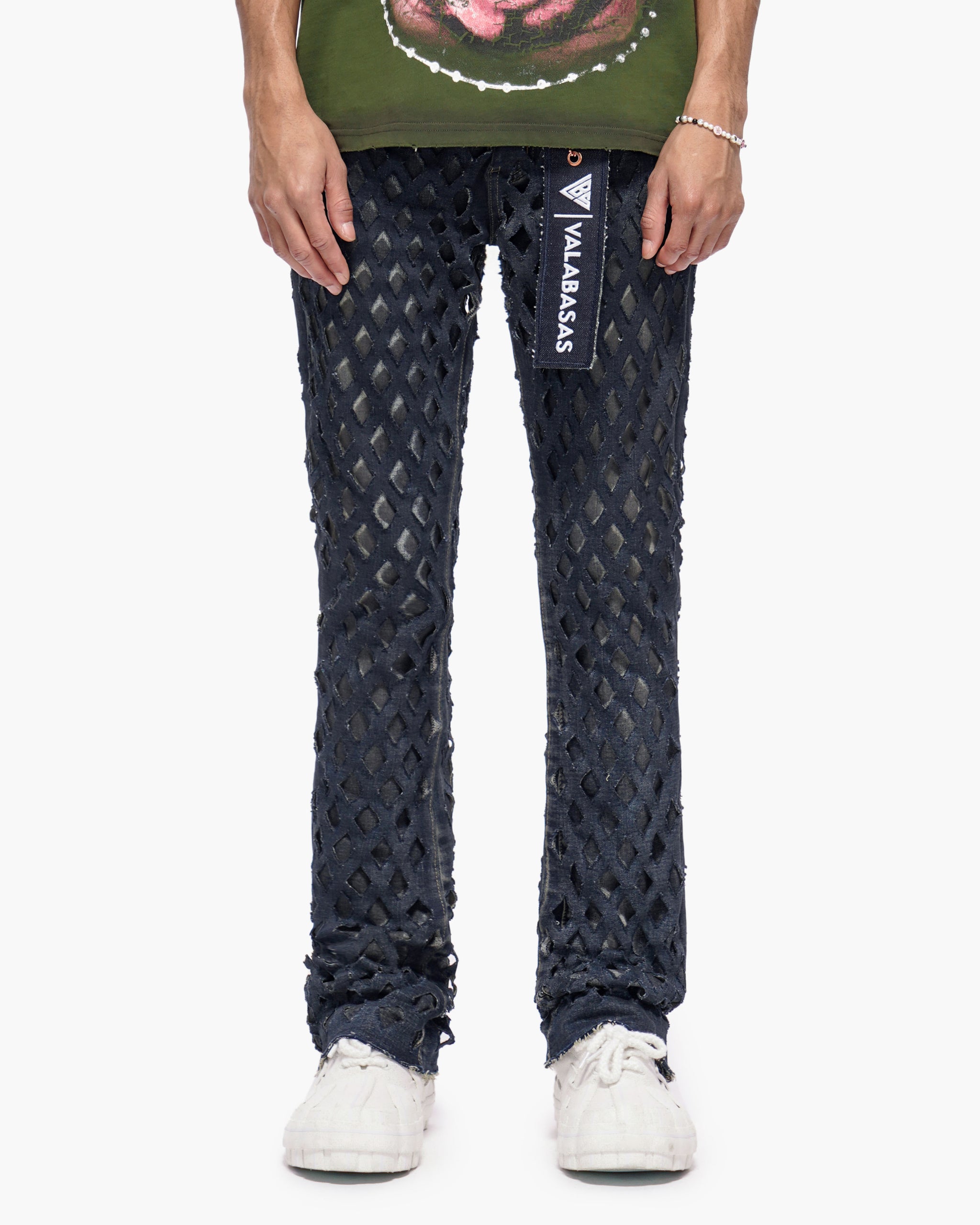 Ransom Dirty Blue Stacked Jeans