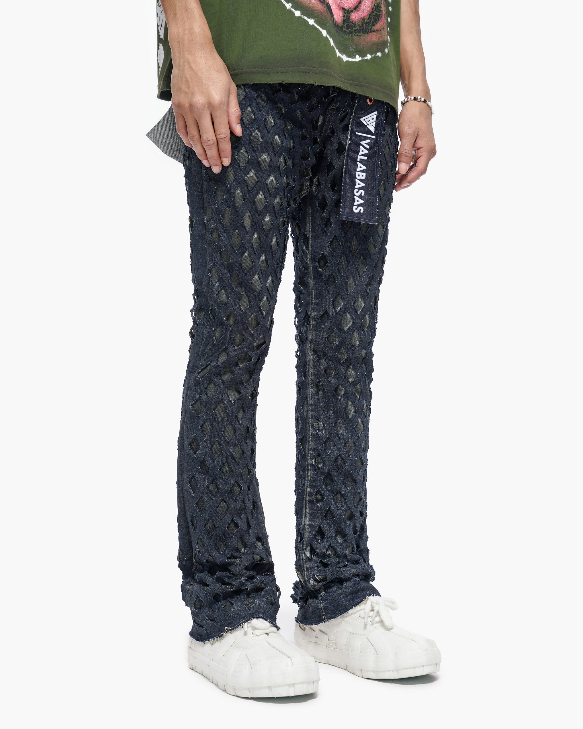 Ransom Dirty Blue Stacked Jeans