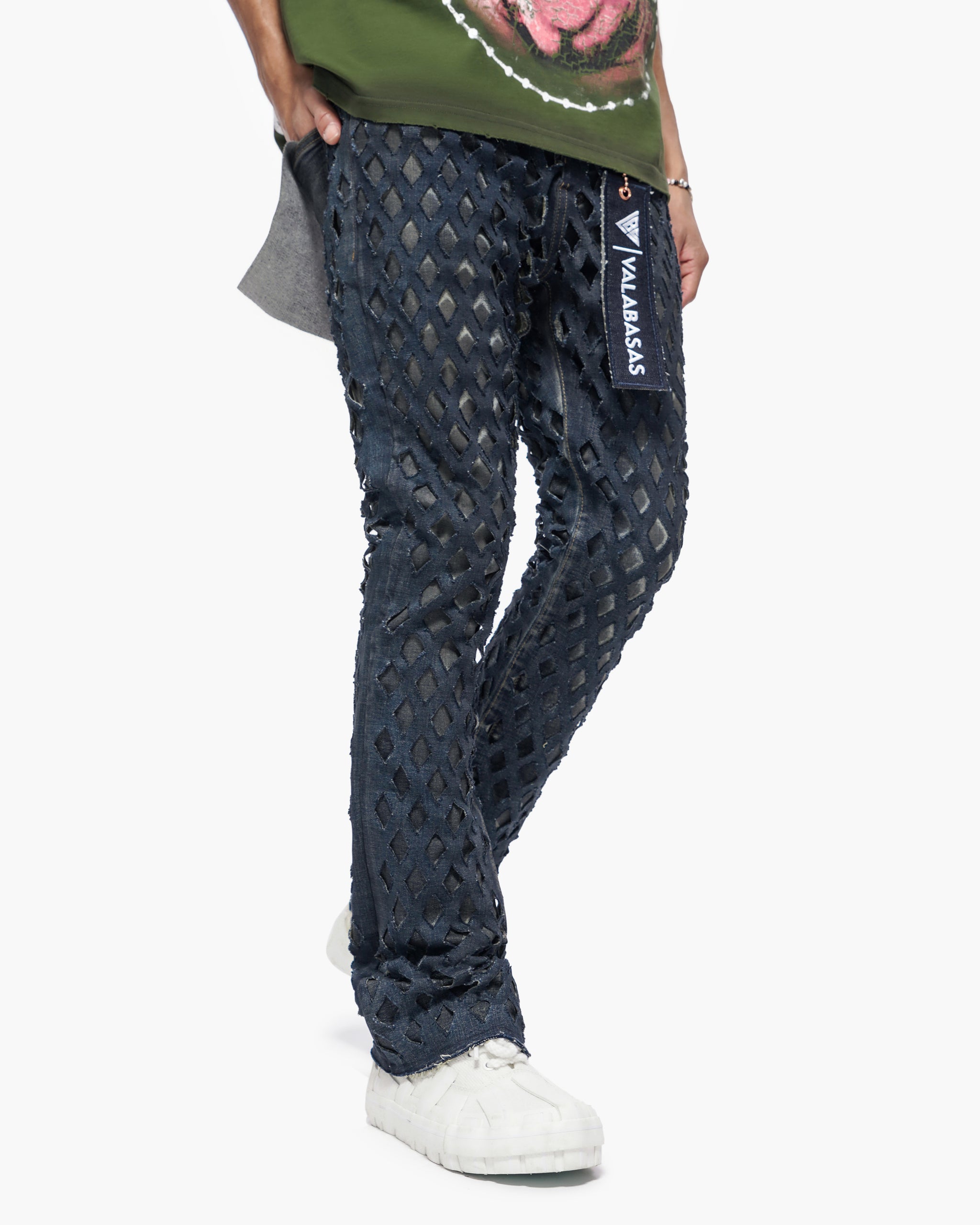Ransom Dirty Blue Stacked Jeans