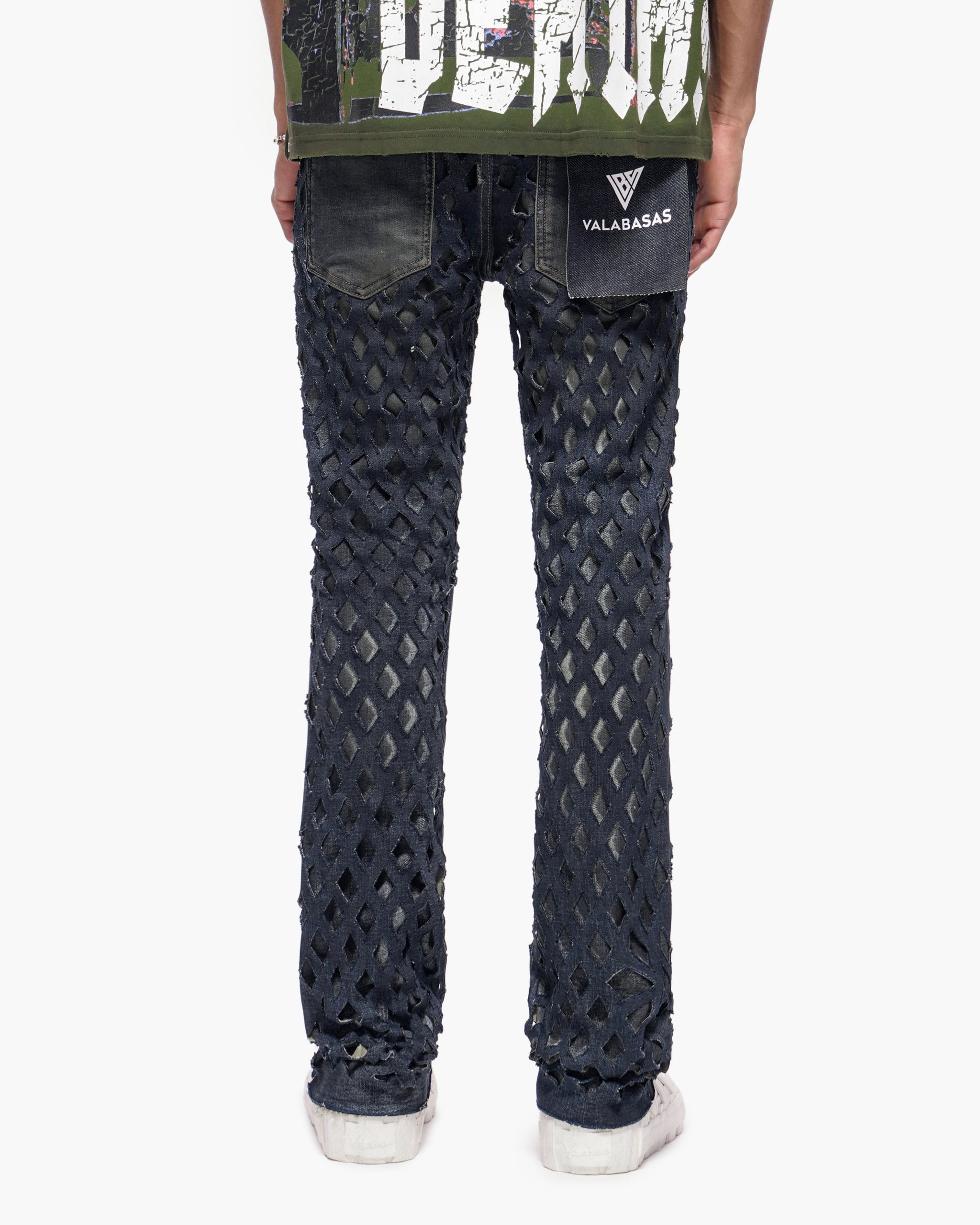 Ransom Dirty Blue Stacked Jeans