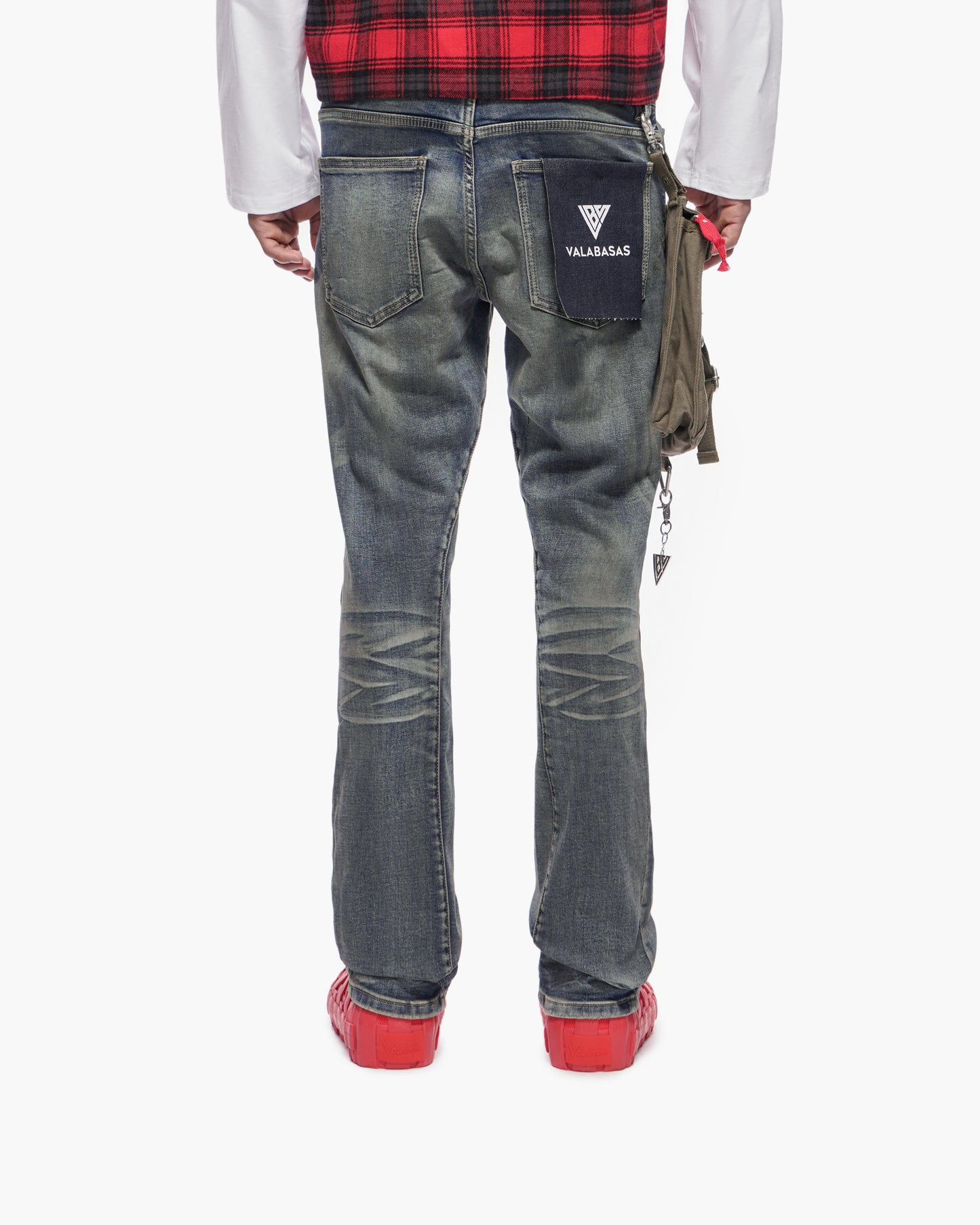 Story Stacked Dirty Blue Jean