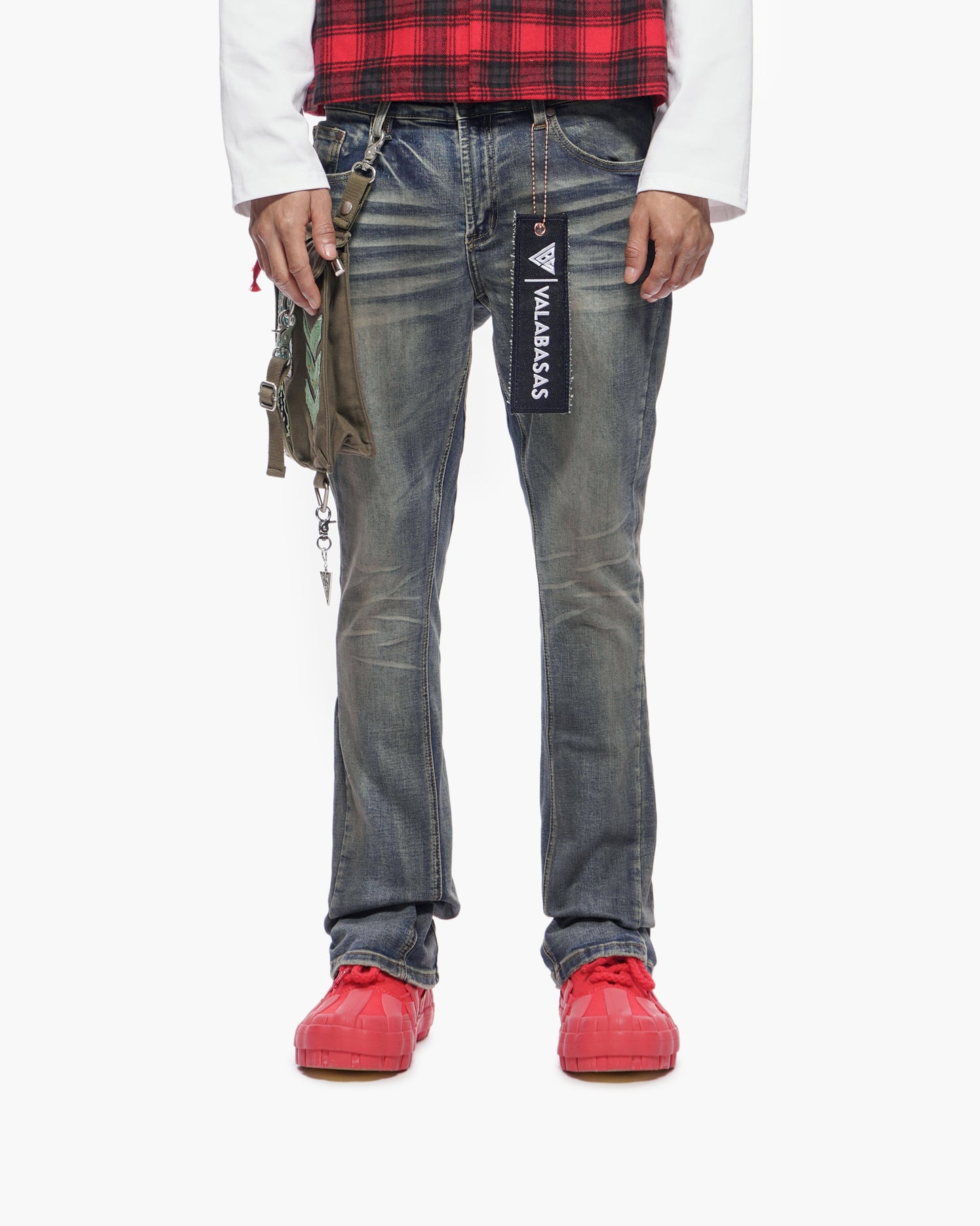 Story Stacked Dirty Blue Jean