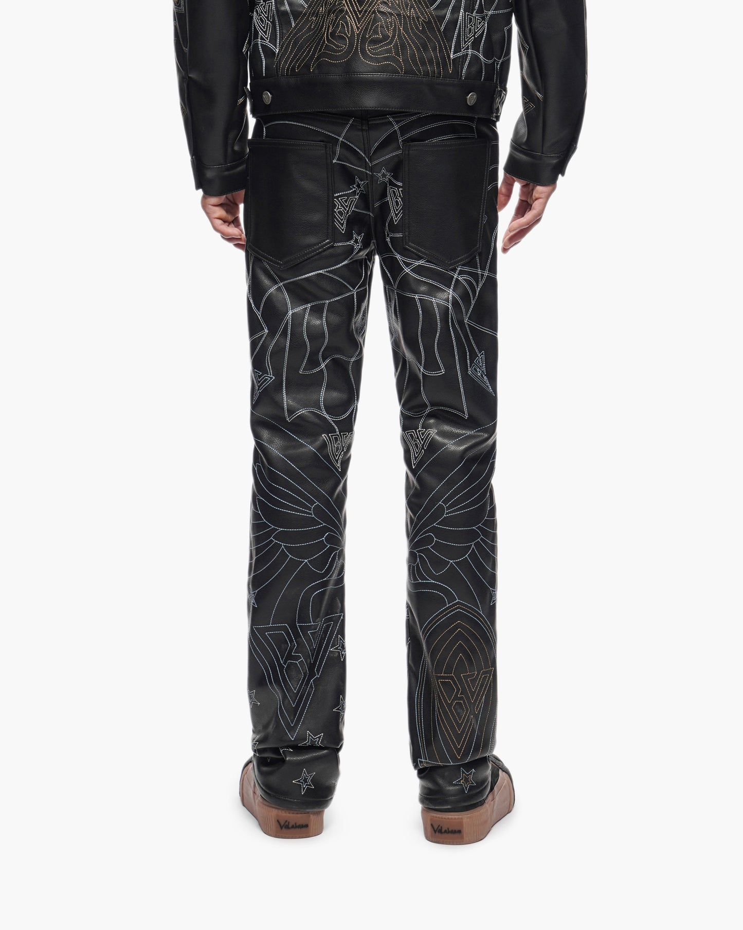 Havoc Vegan Leather Black Stacked