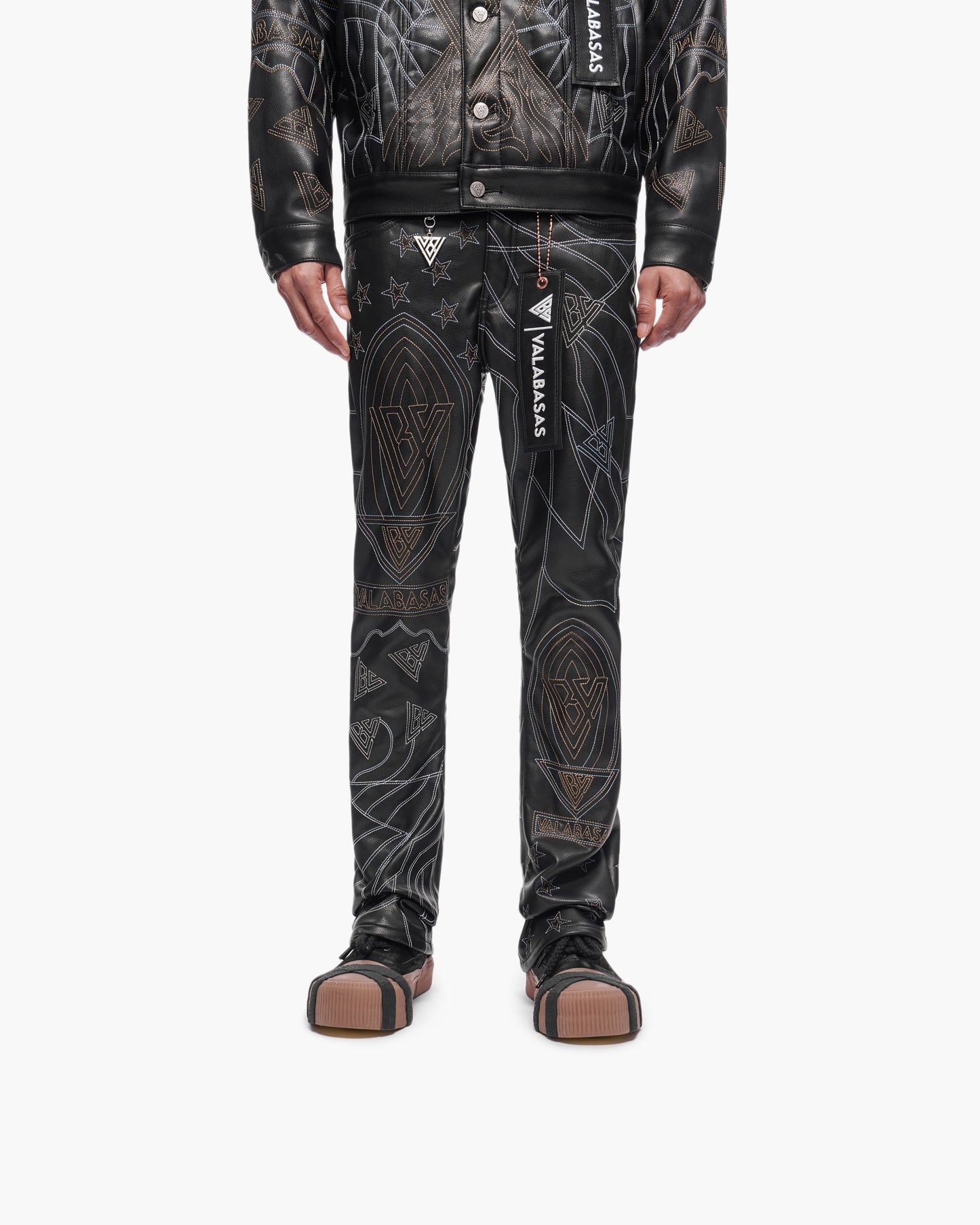 Havoc Vegan Leather Black Stacked