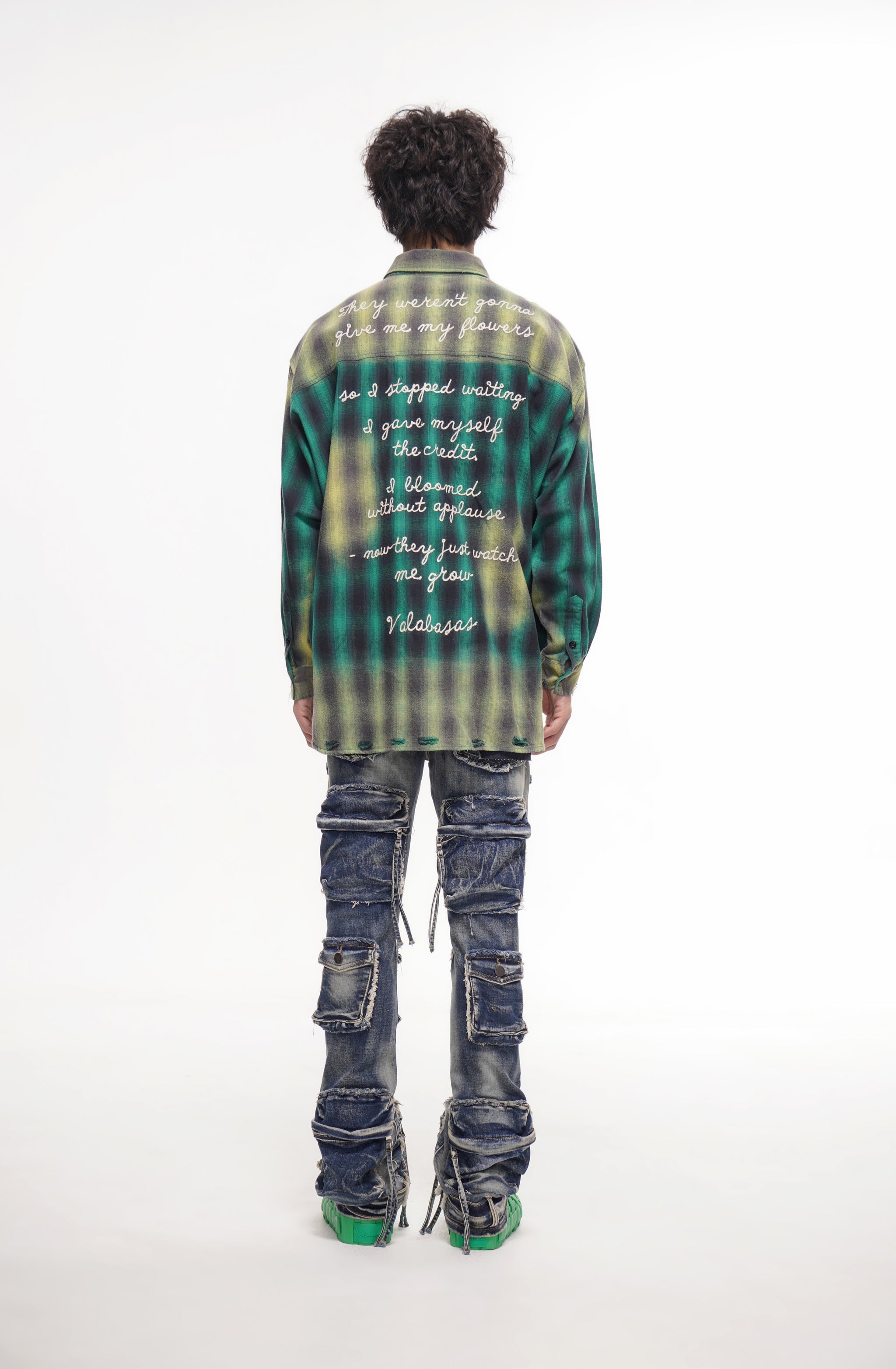 Mirage Blue Vintage Stacked Jeans