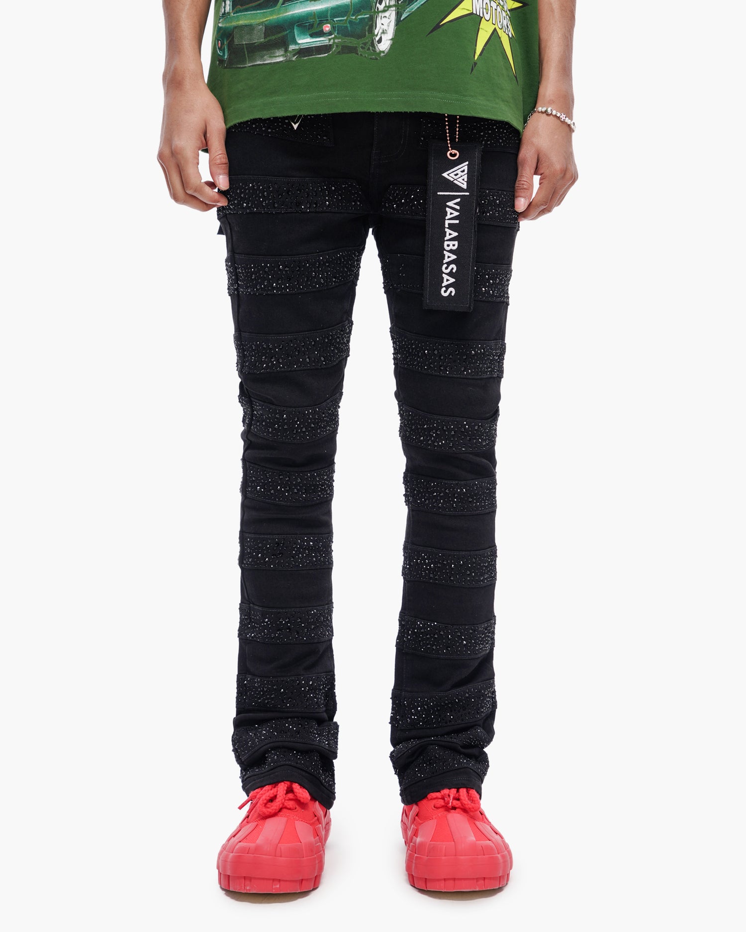 Phoenix 3.0 Stacked Jet Black Jeans