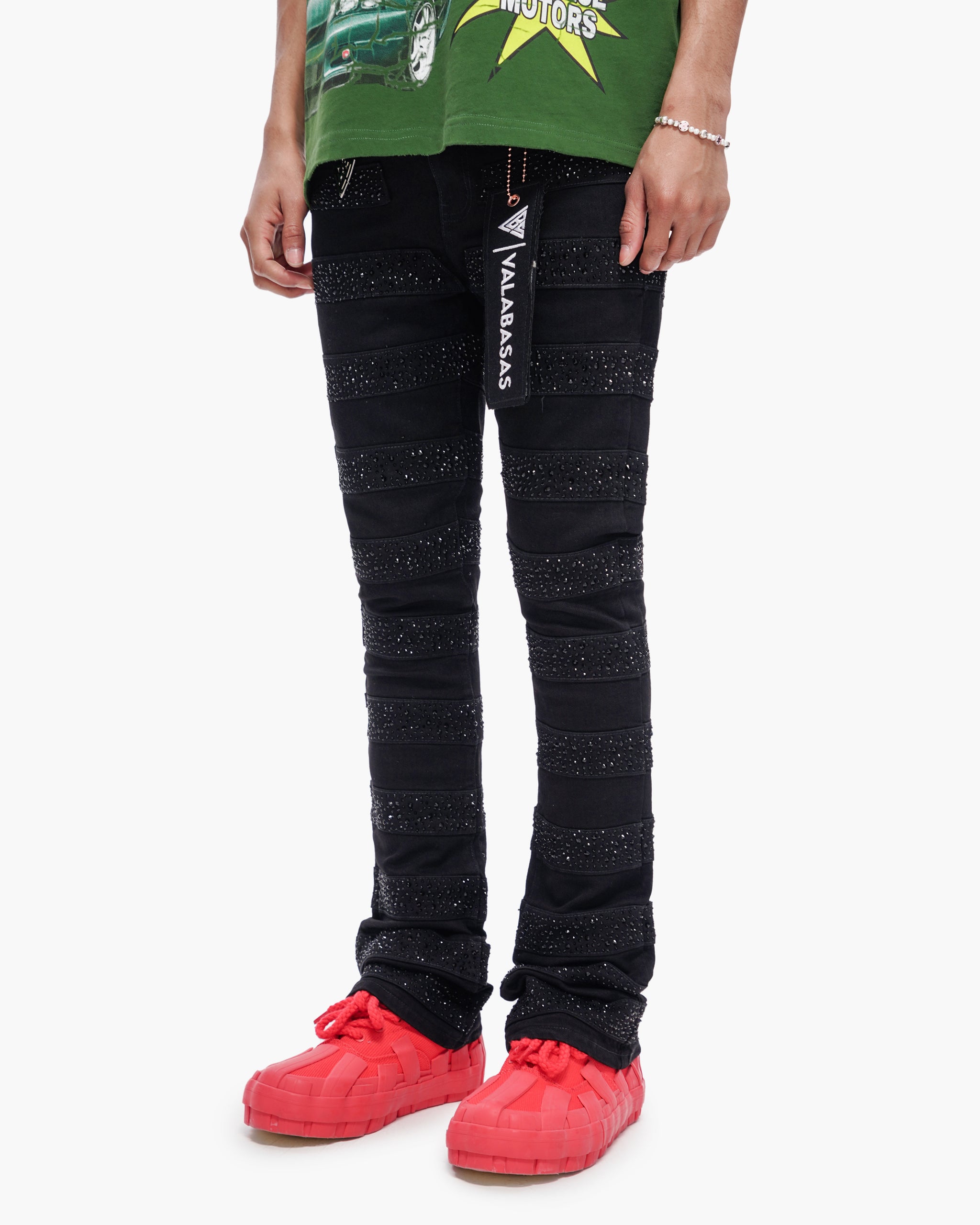 Phoenix 3.0 Stacked Jet Black Jeans