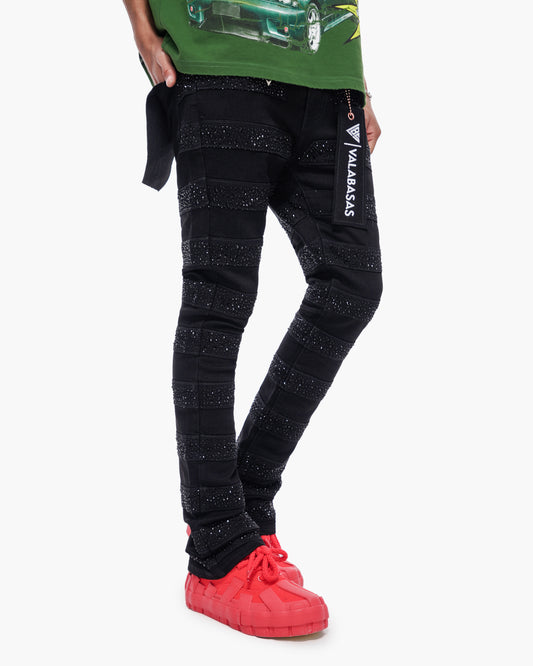 Phoenix 3.0 Stacked Jet Black Jeans