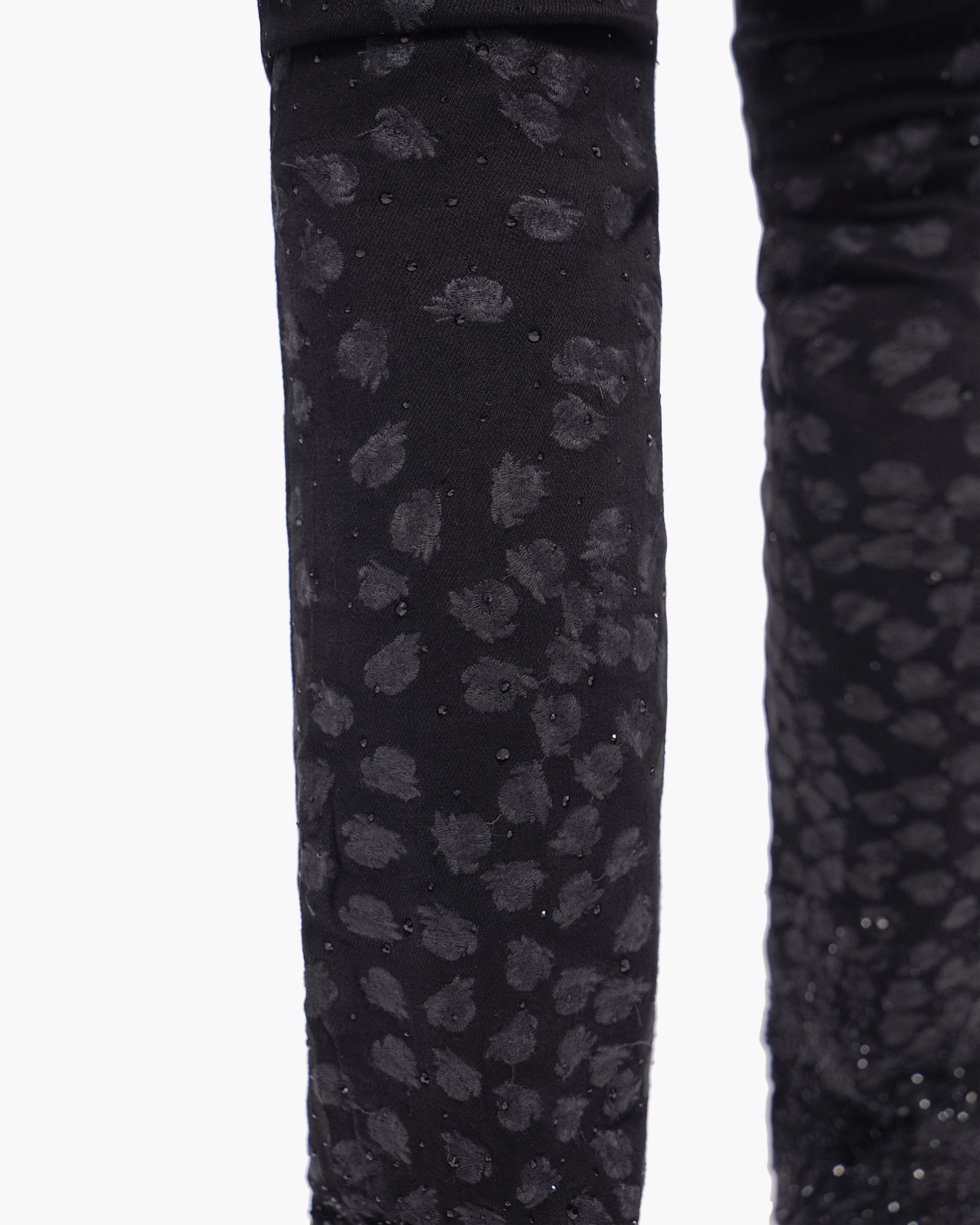 Canite Stacked Jet Black Jeans