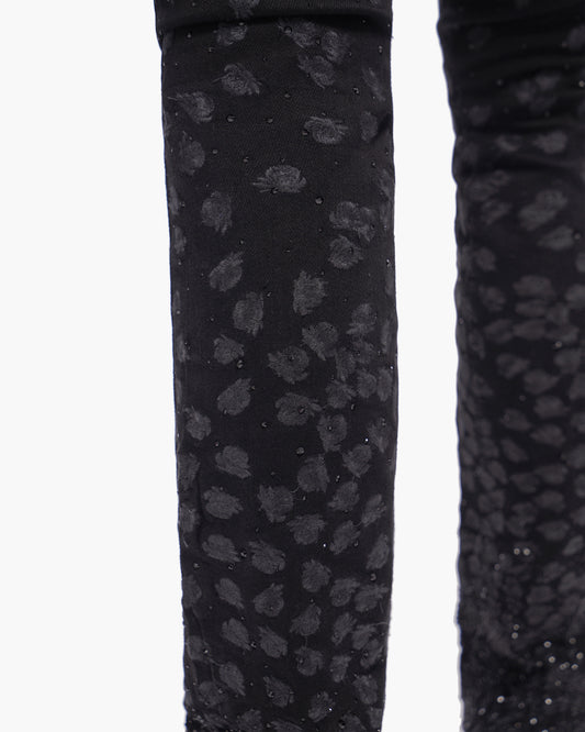 Canite Stacked Jet Black Jeans
