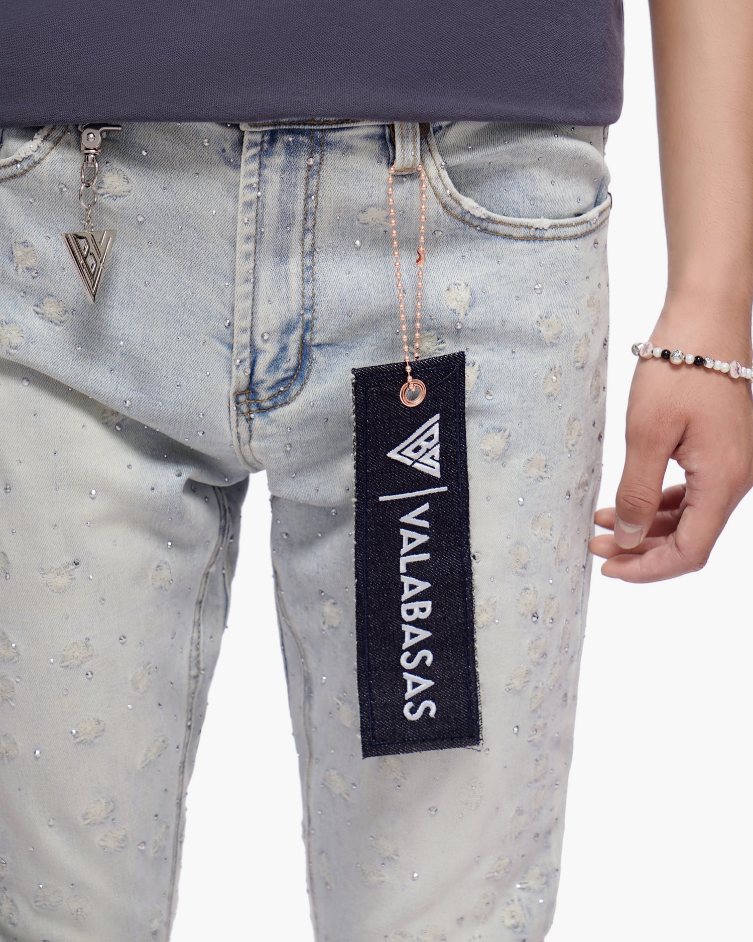 Canite Stacked Light Blue Wash Jeans
