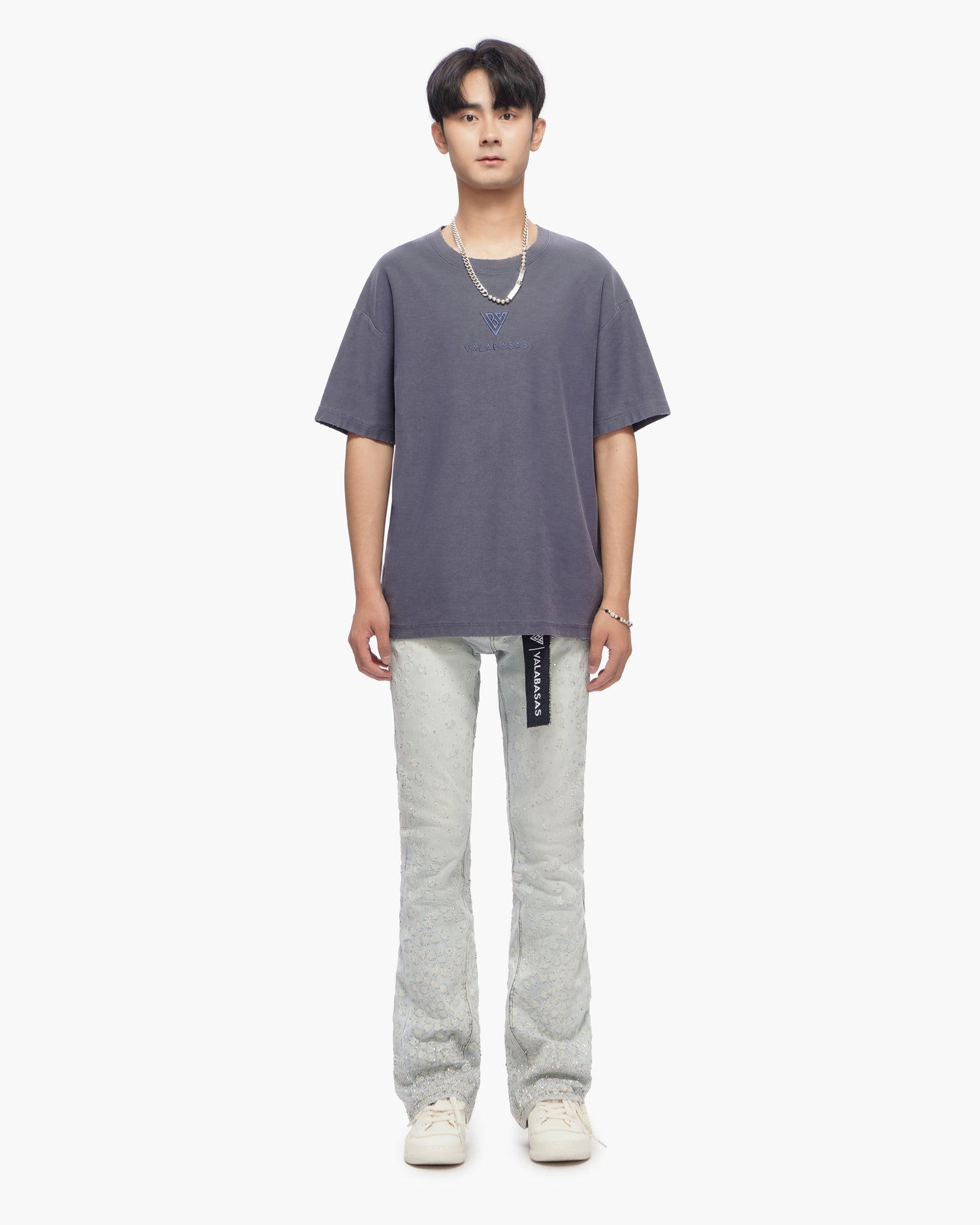 Canite Stacked Light Blue Wash Jeans