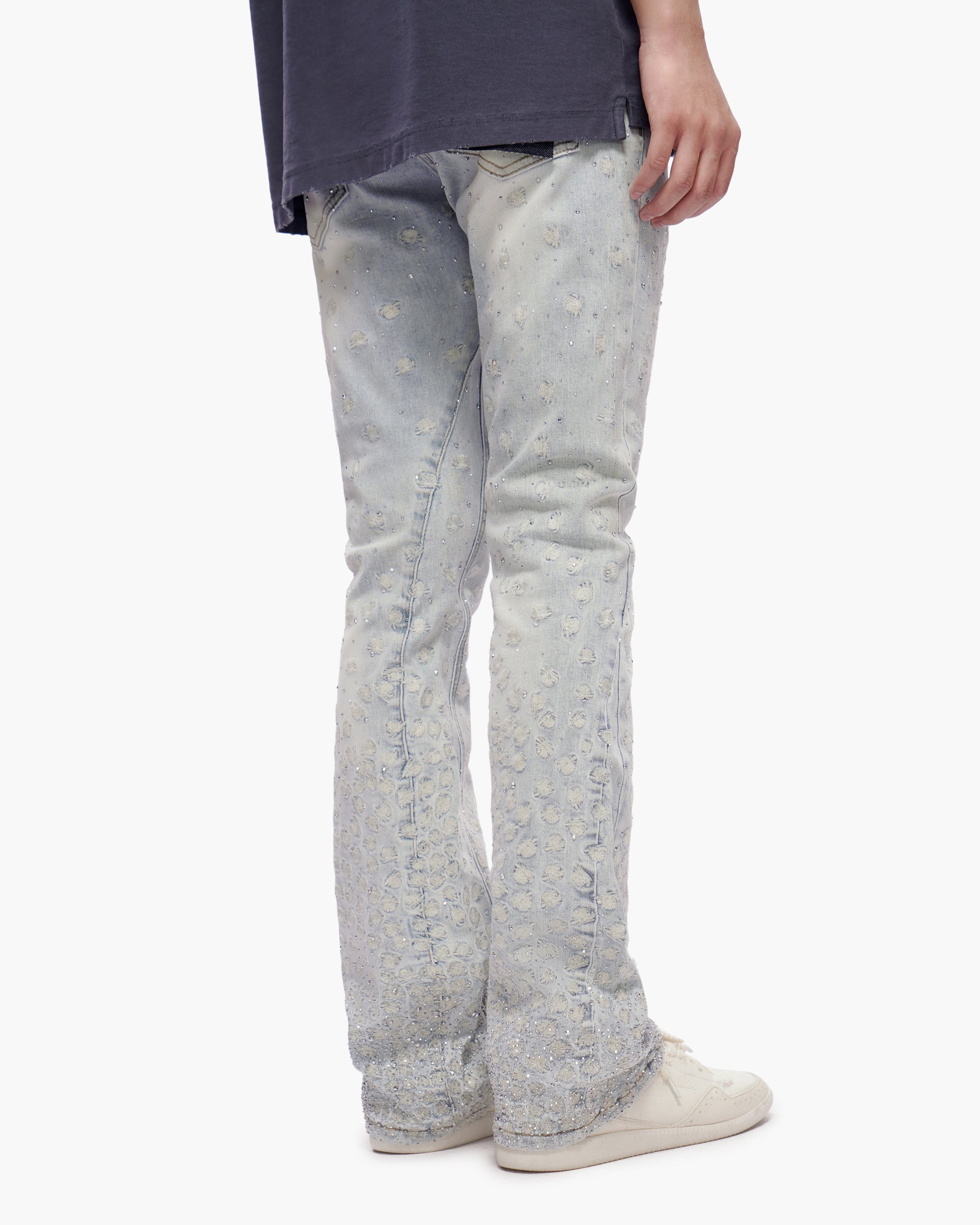 Canite Stacked Light Blue Wash Jeans