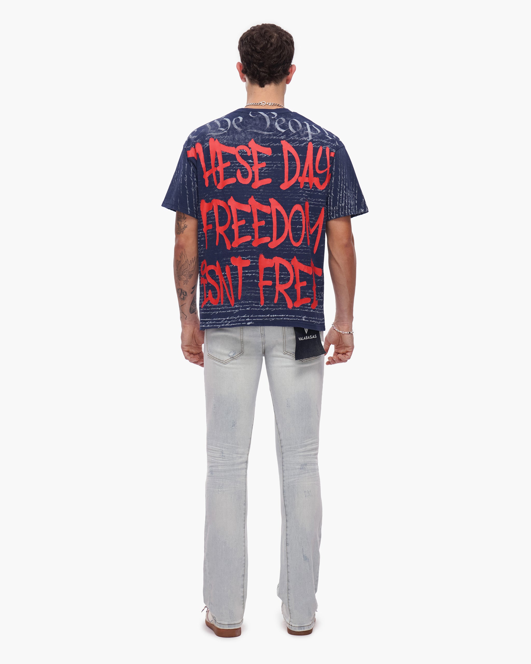 Thatch Stacked Light Blue Wash Jeans