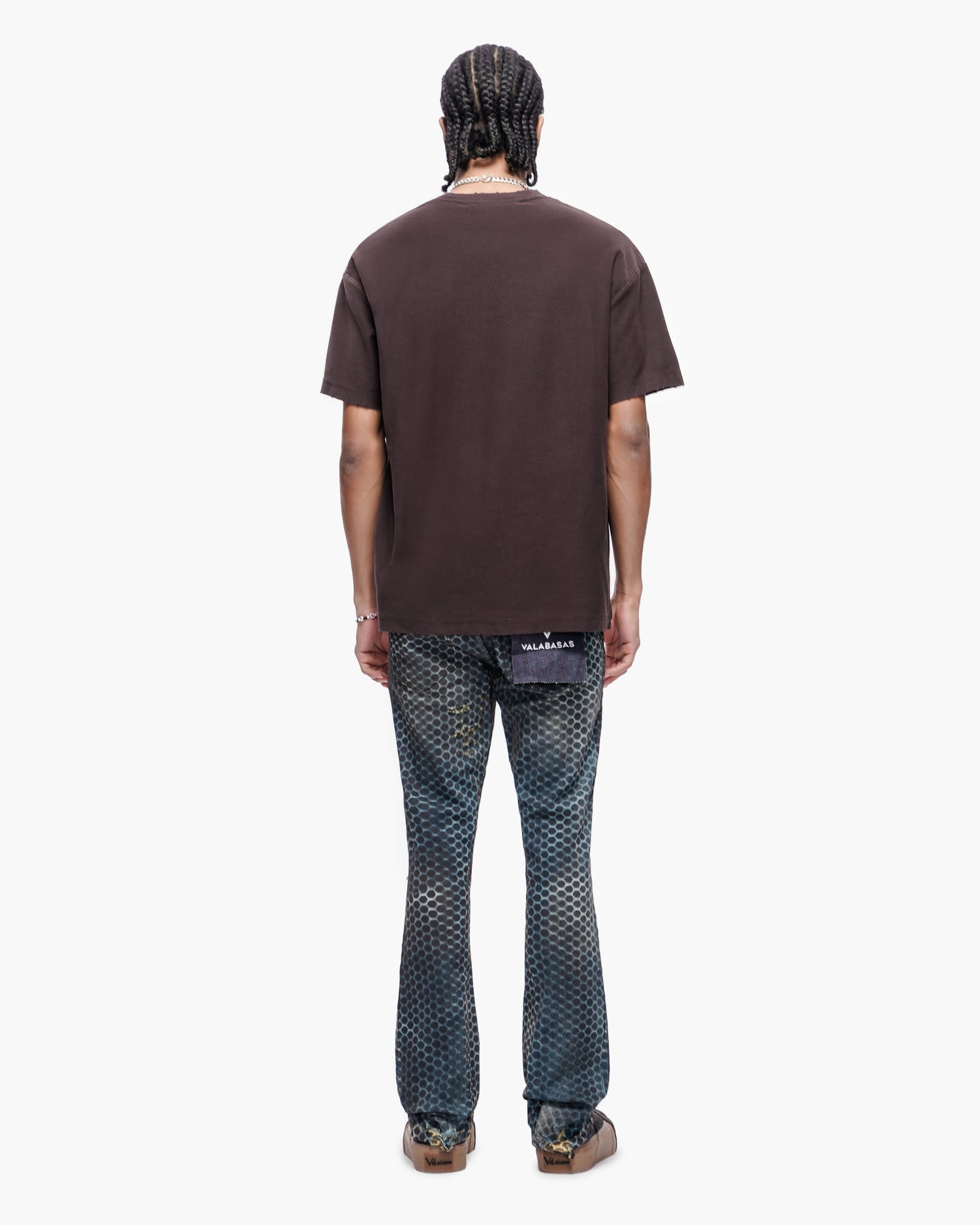 Hex Vintage Blue Black Stacked Jeans