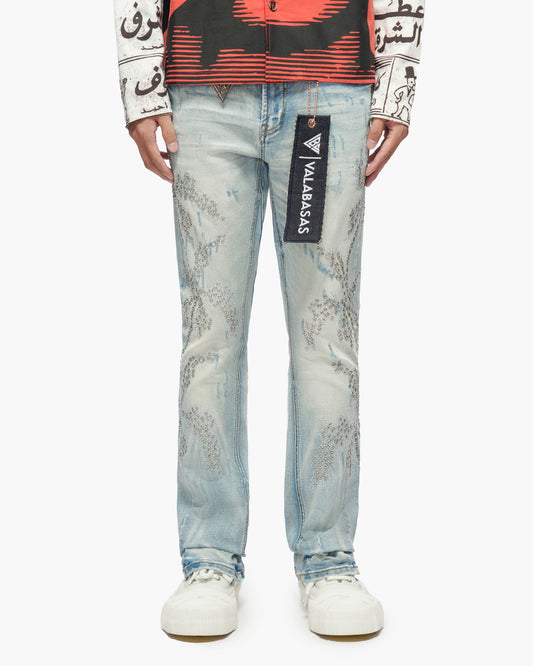 Oakmont Light Blue Wash Stacked Jeans