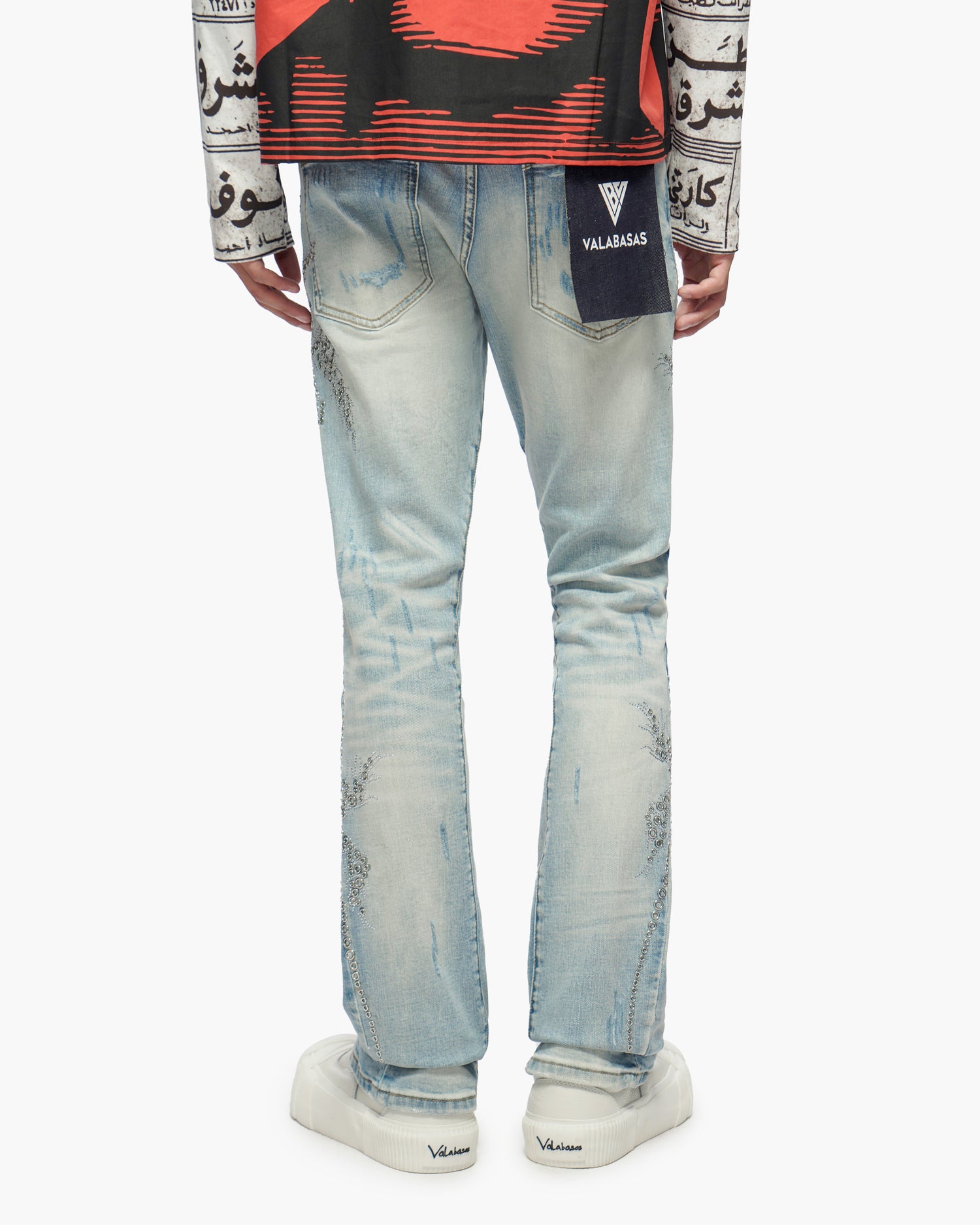 Oakmont Light Blue Wash Stacked Jeans