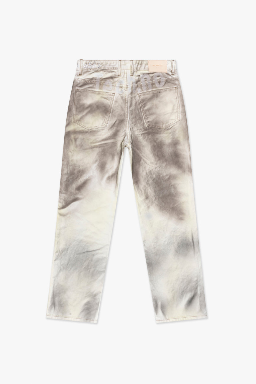 Pokno Straight Jean Dirty White