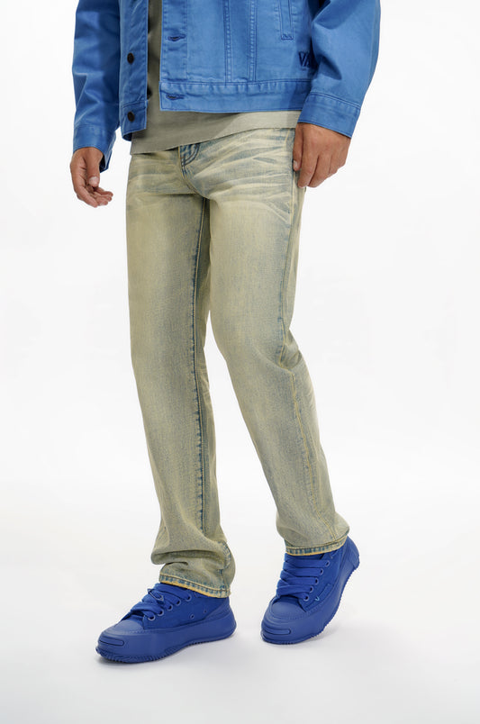 Different Vintage Wash Straight Jean