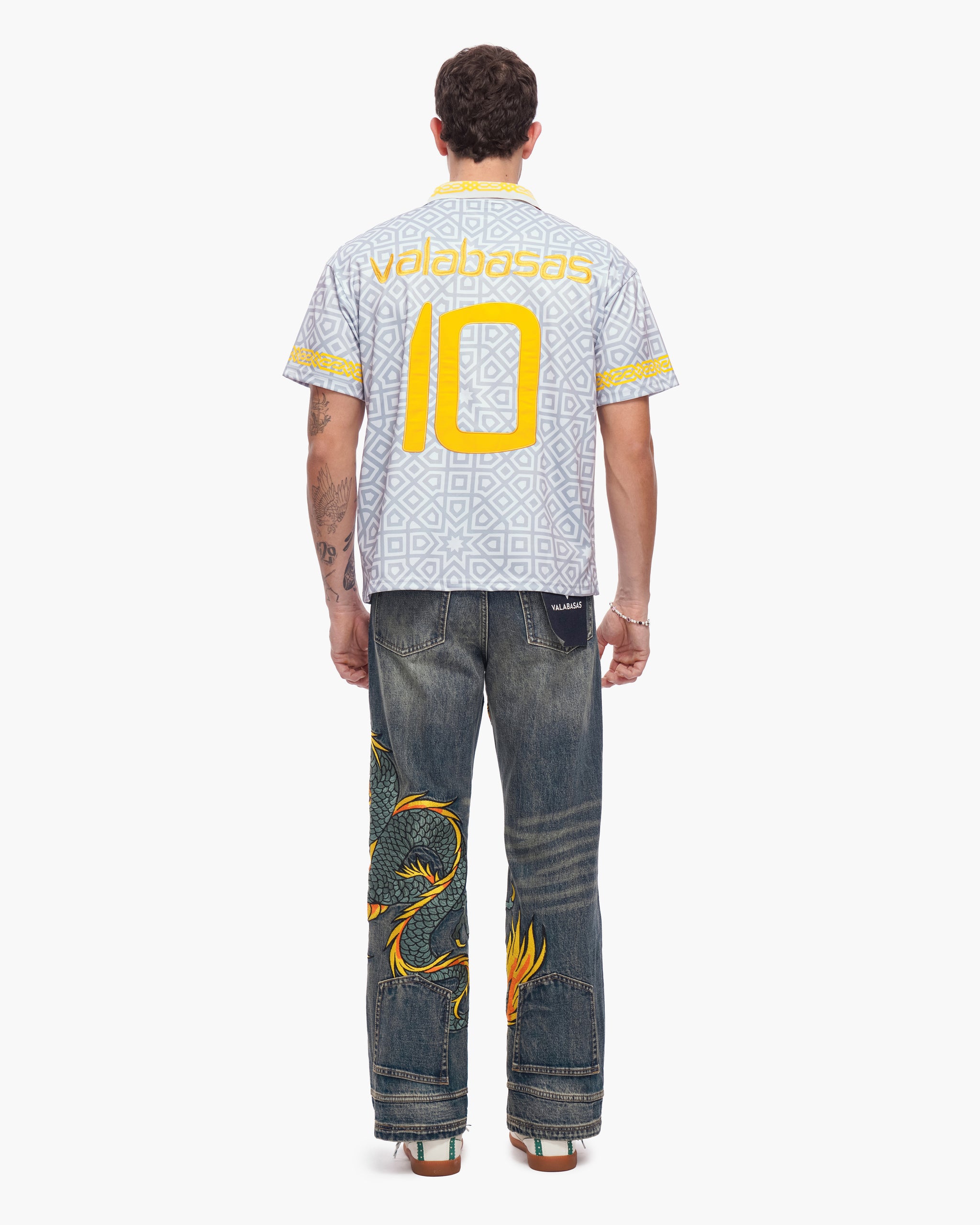 Sky Serpent Straight Leg Denim Vintage Wash