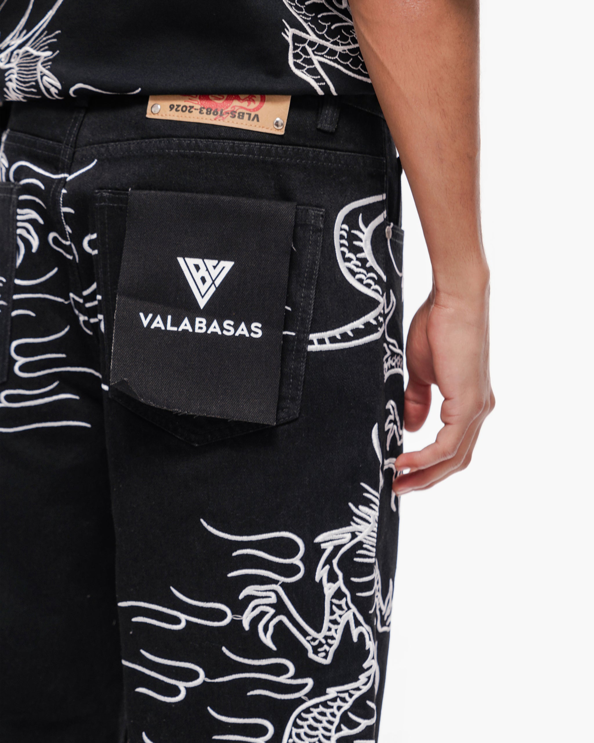 Soru Baggy Denim Jet Black
