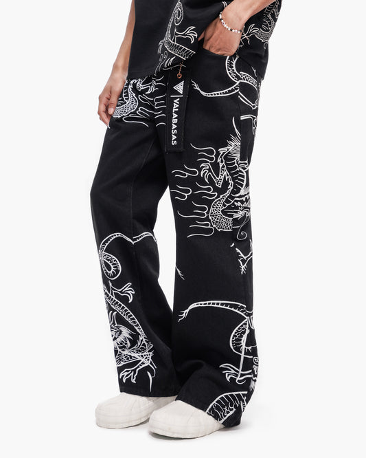 Soru Baggy Denim Jet Black
