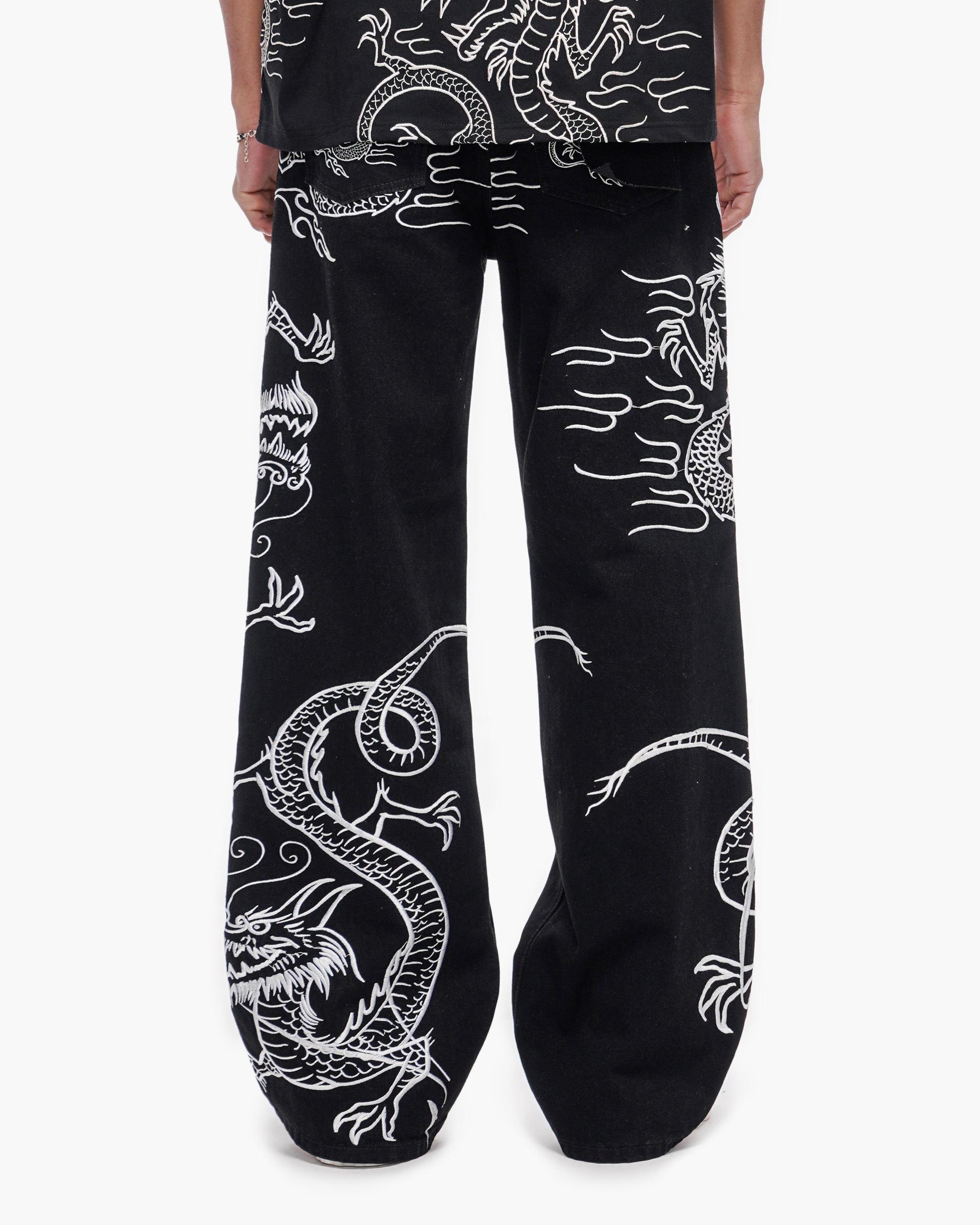 Soru Baggy Denim Jet Black