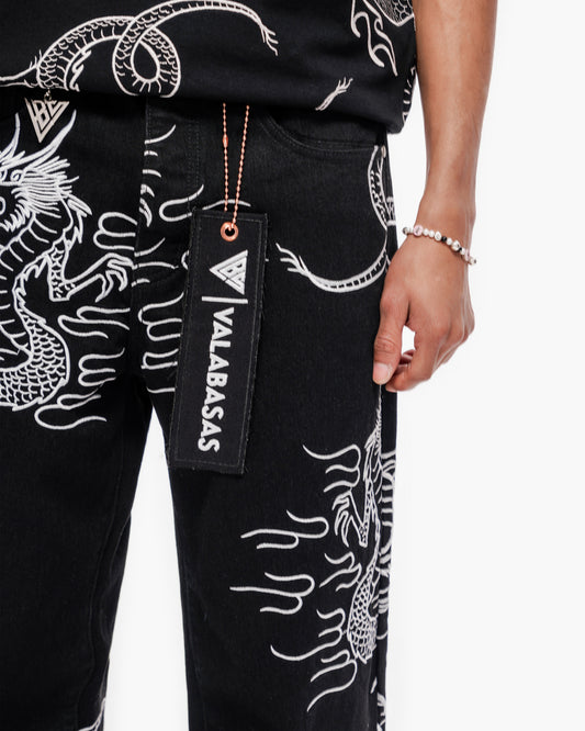 Soru Baggy Denim Jet Black