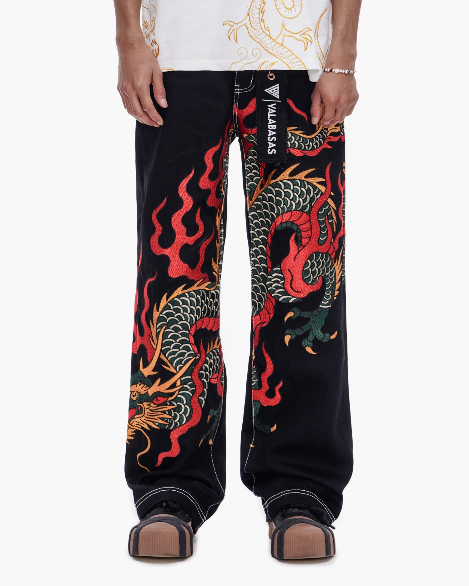 Blaze Fang Straight Leg Denim Jet Black