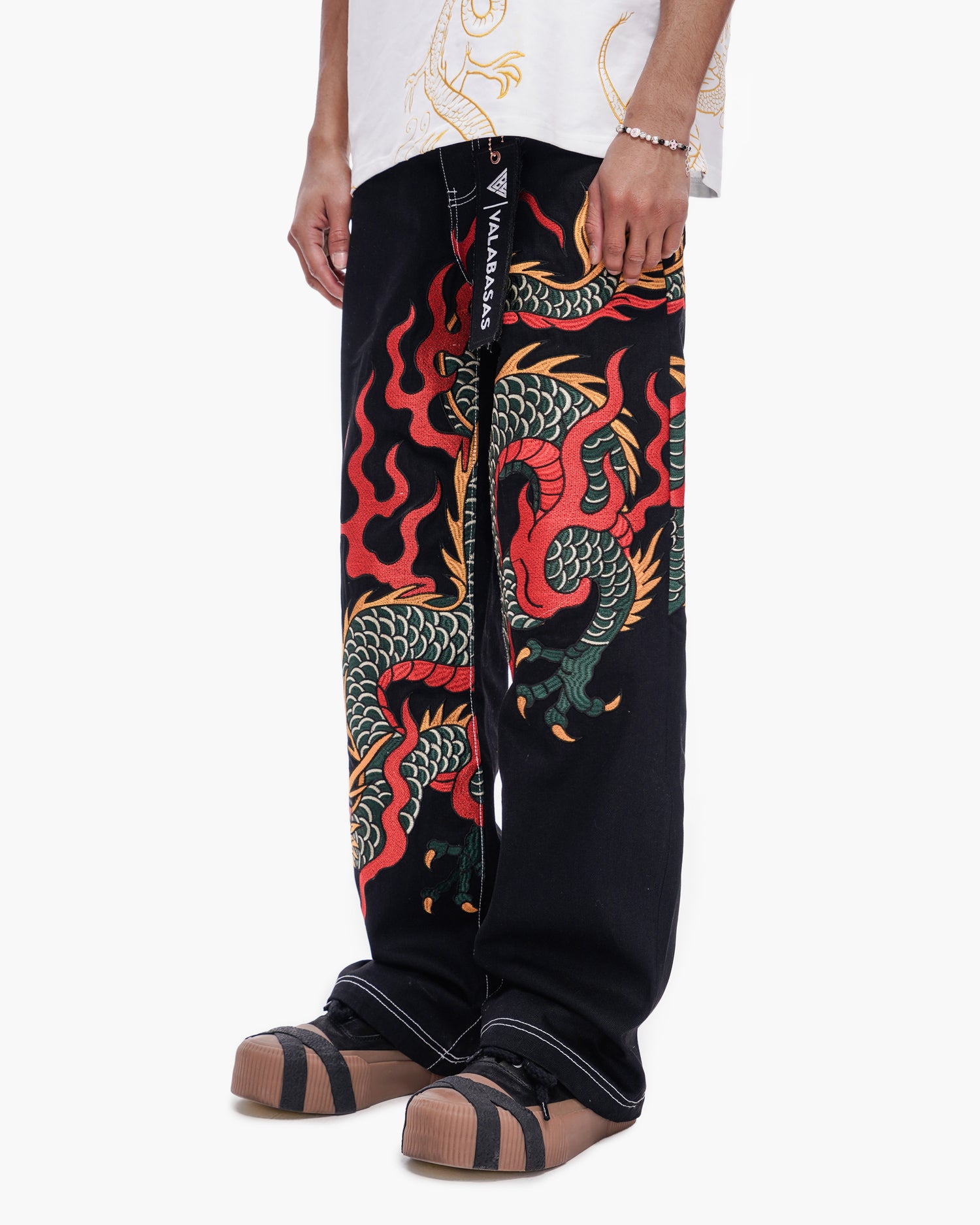 Blaze Fang Straight Leg Denim Jet Black