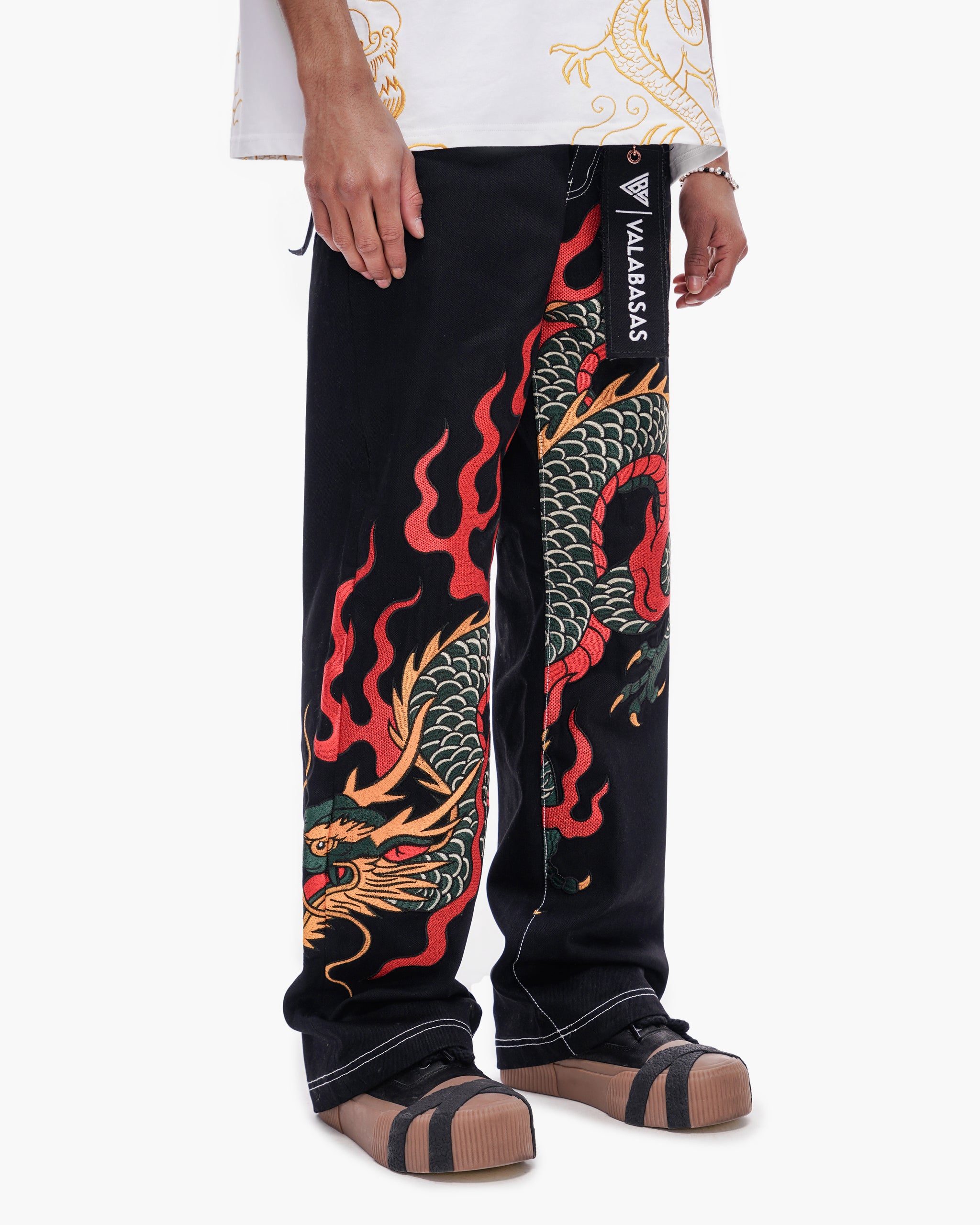 Blaze Fang Straight Leg Denim Jet Black