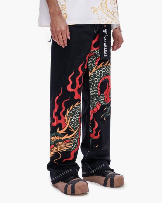 Blaze Fang Straight Leg Denim Jet Black