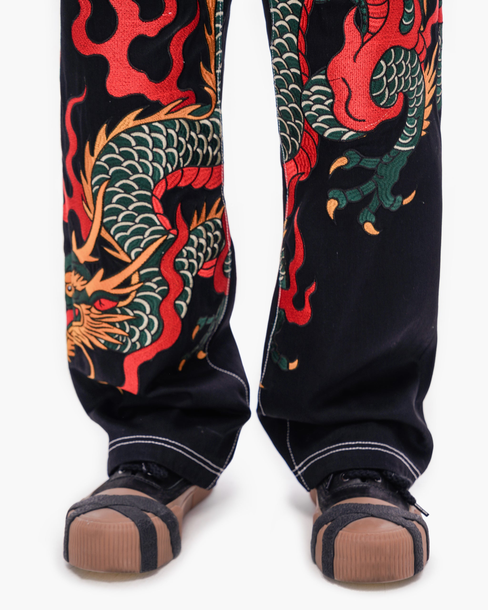 Blaze Fang Straight Leg Denim Jet Black