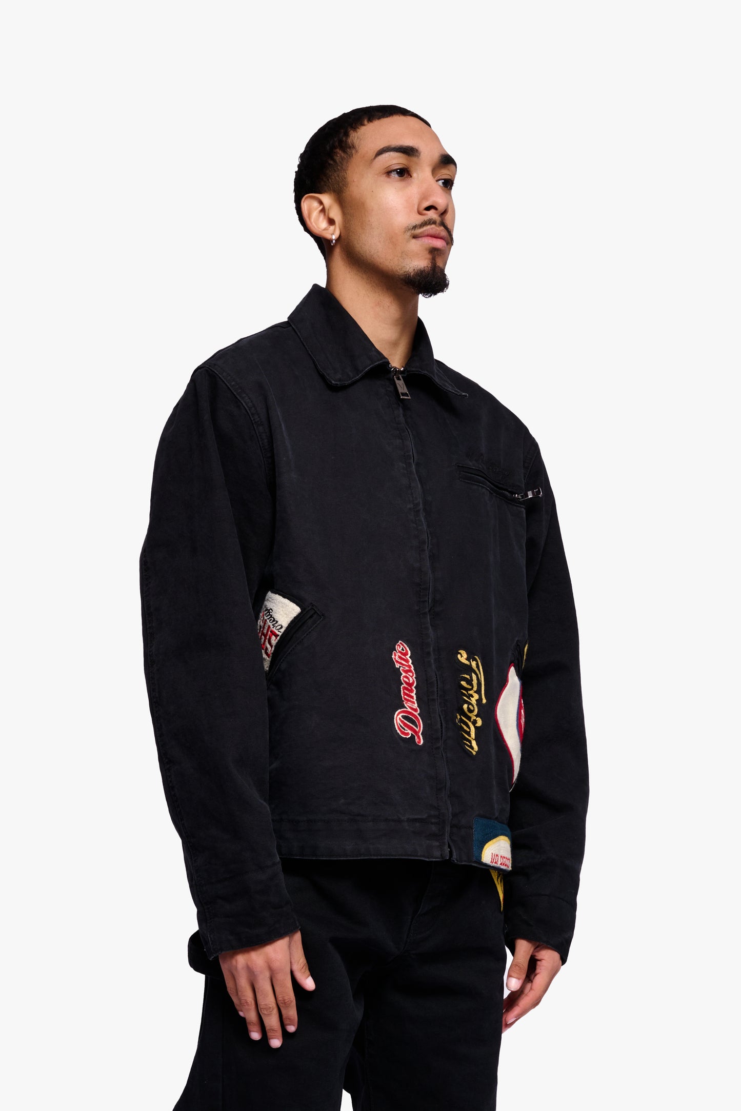 Foreign Black Workwear Jacket