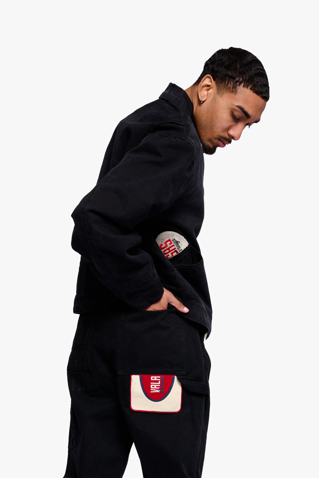 Foreign Black Workwear Jacket