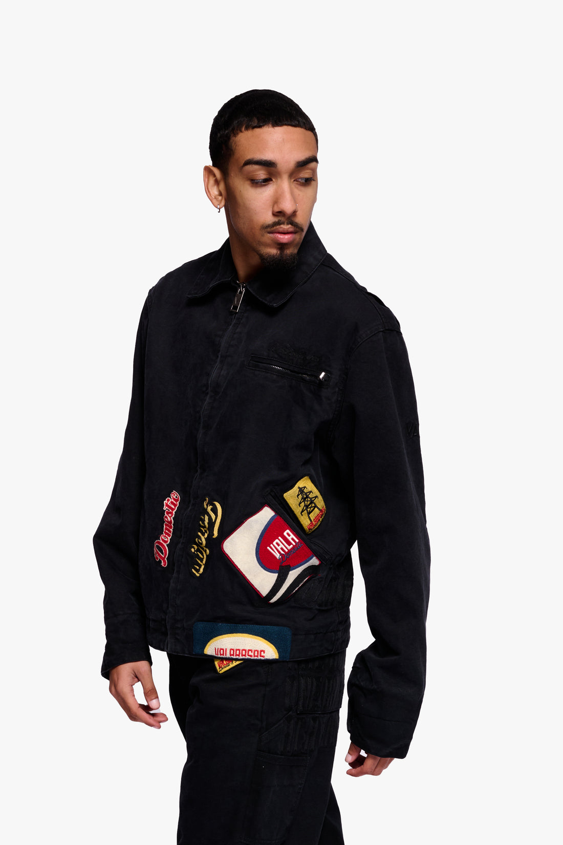 Foreign Black Workwear Jacket