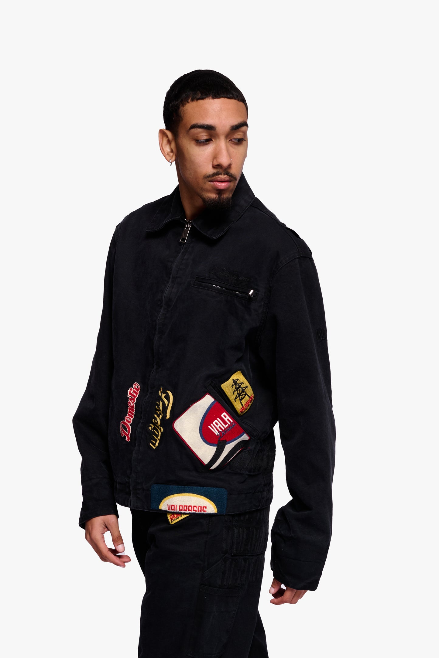 Foreign Black Workwear Jacket