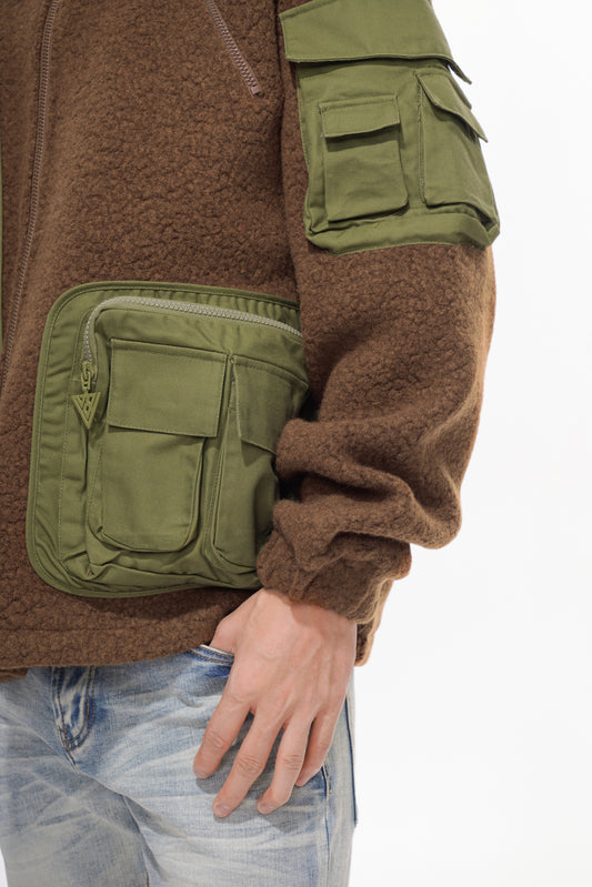 Hike Brown Sherpa Jacket