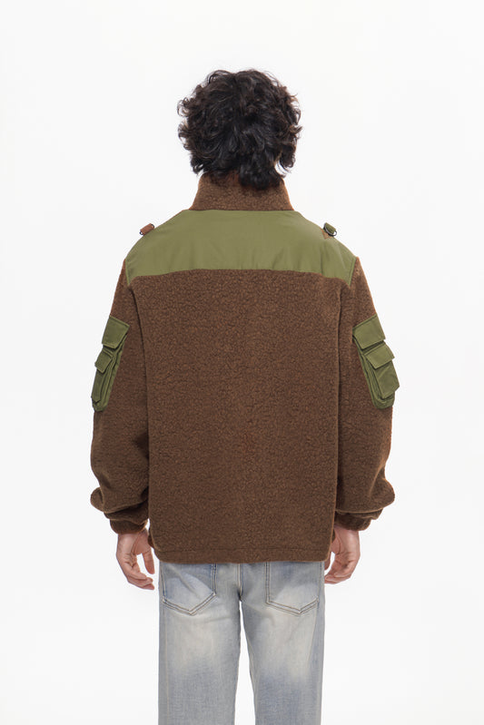 Hike Brown Sherpa Jacket