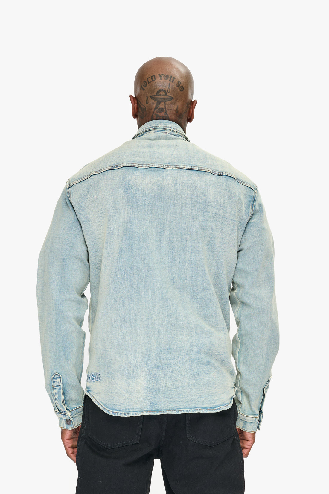 Mr.Button Down Light Wash