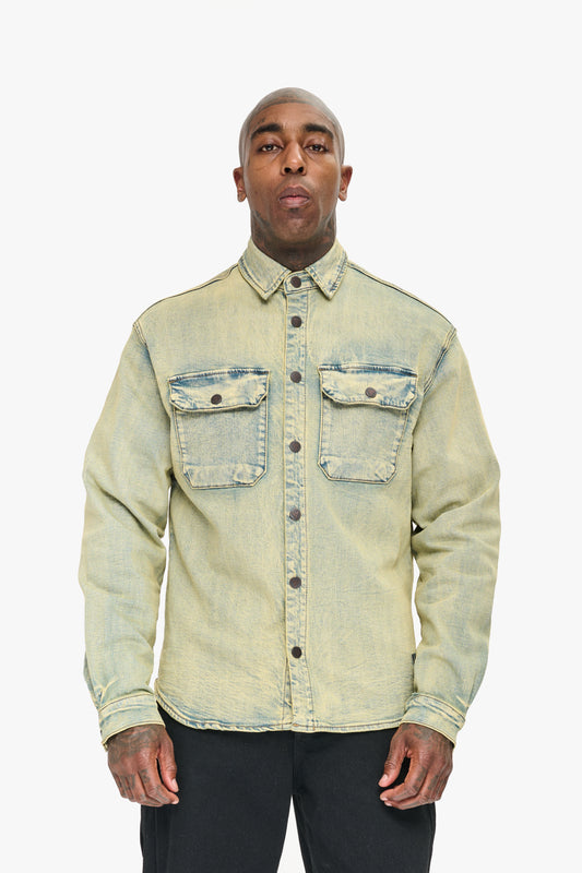 Mr.Button Down Vintage Wash