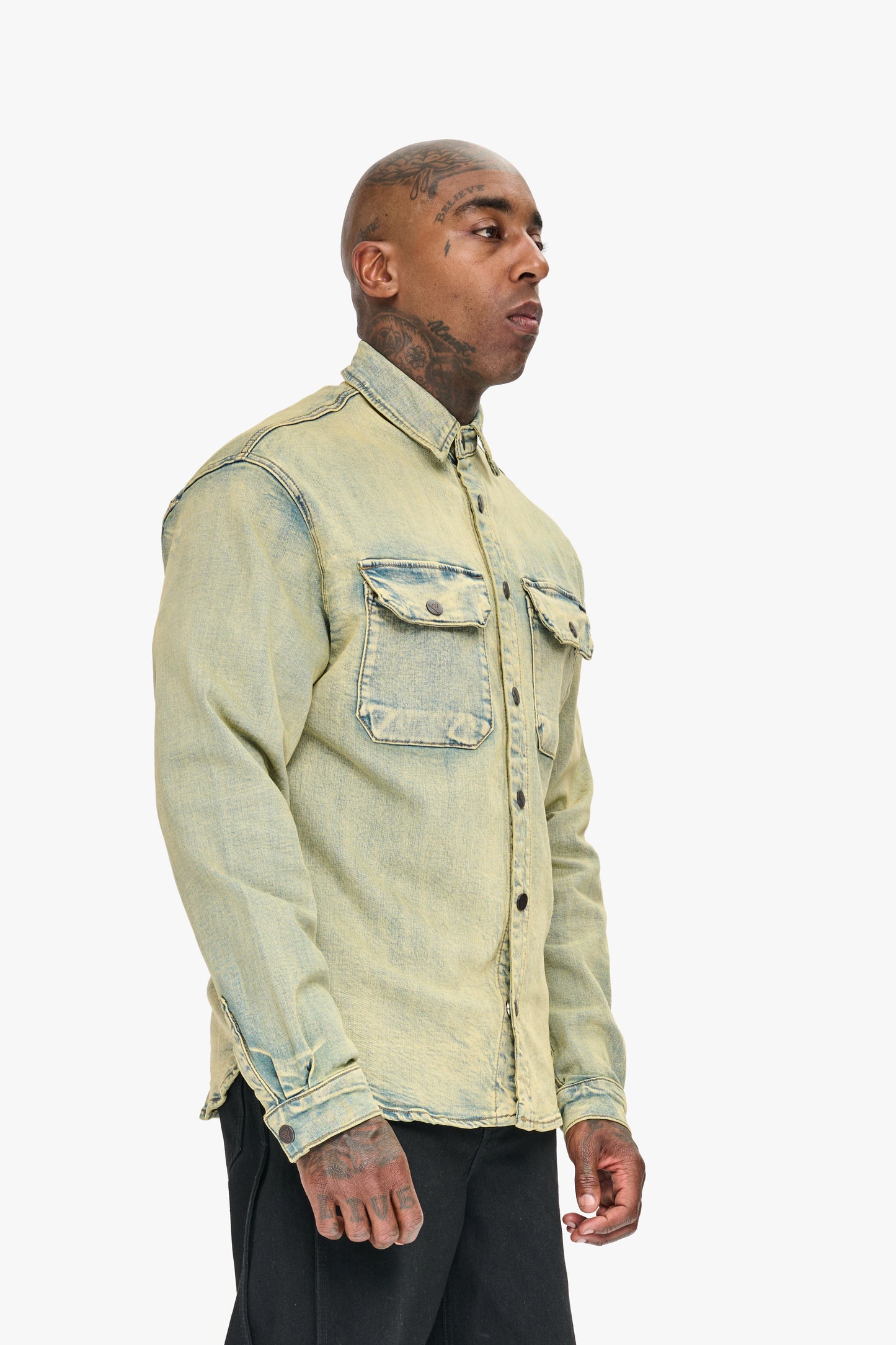 Mr.Button Down Vintage Wash