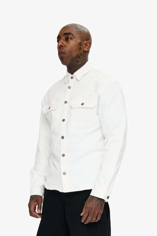 Mr.Button Down White